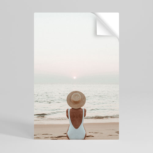 SAND AND SOLITUDE Αυτοκόλλητη Αφίσα κάθετη