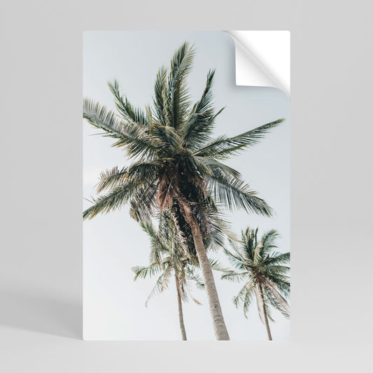 PALM PARADISE SIGHT Αυτοκόλλητη Αφίσα κάθετη
