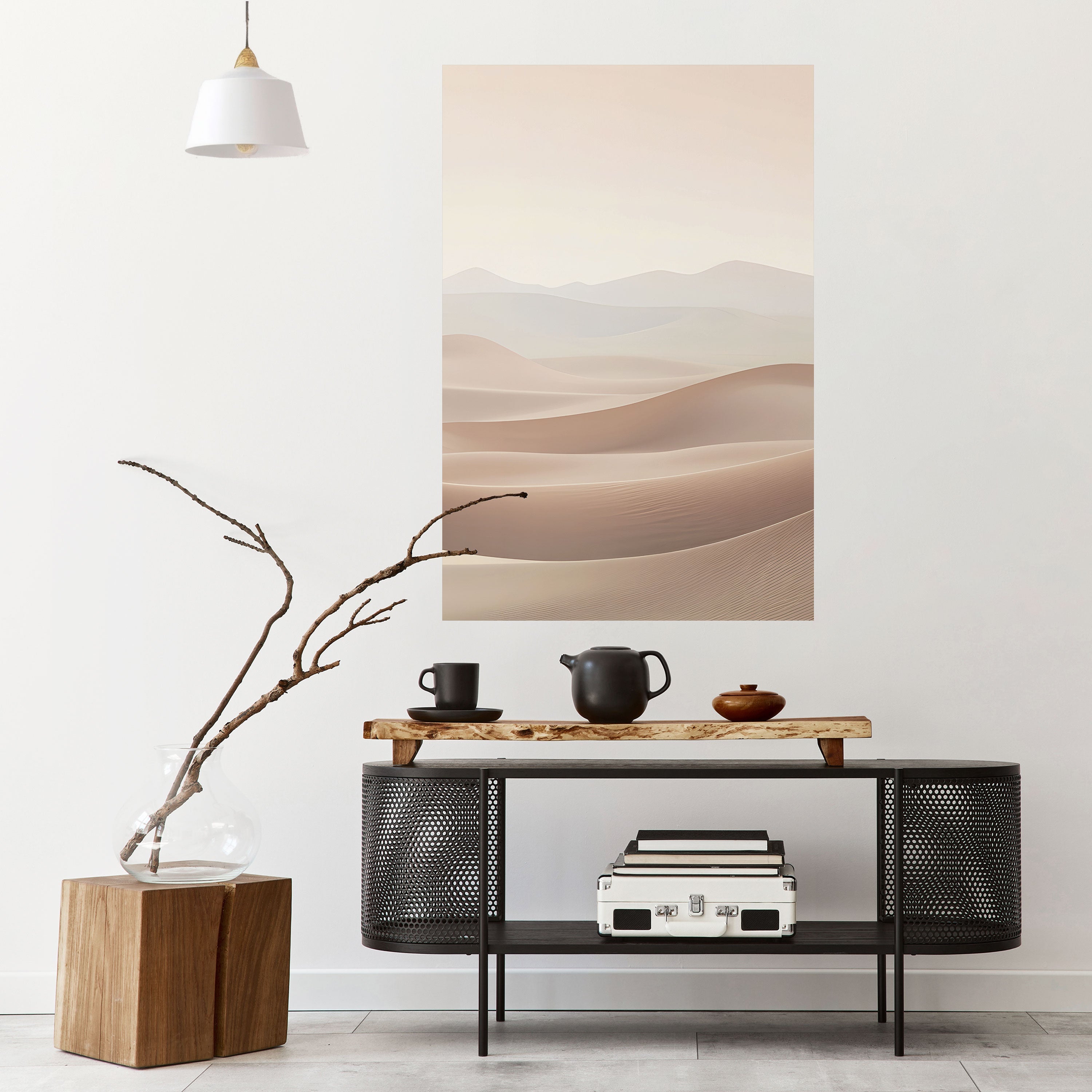SUBTLE SANDS Peel and Stick Vertical Poster