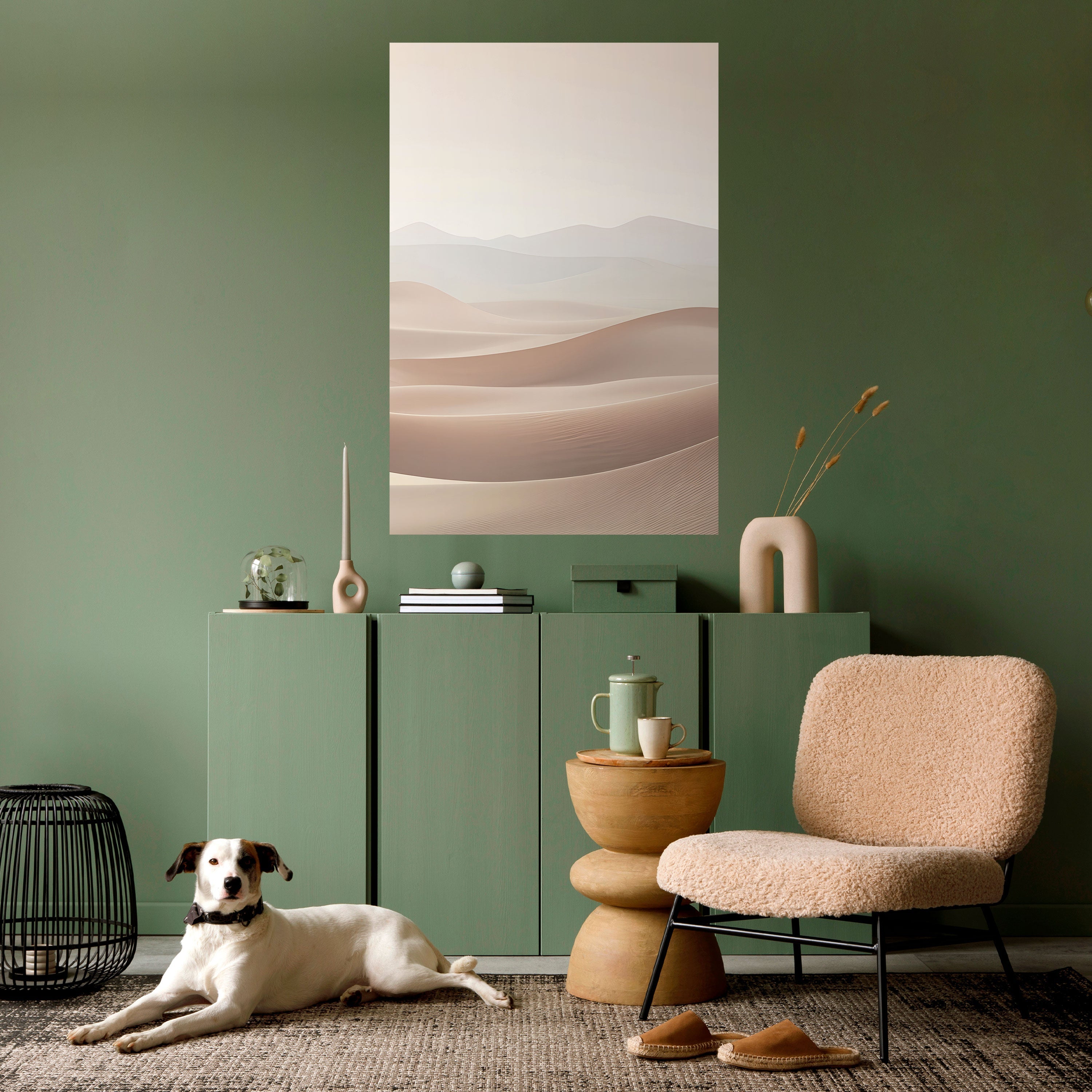 SUBTLE SANDS Peel and Stick Vertical Poster