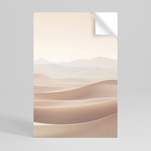 SUBTLE SANDS Αυτοκόλλητη Αφίσα κάθετη