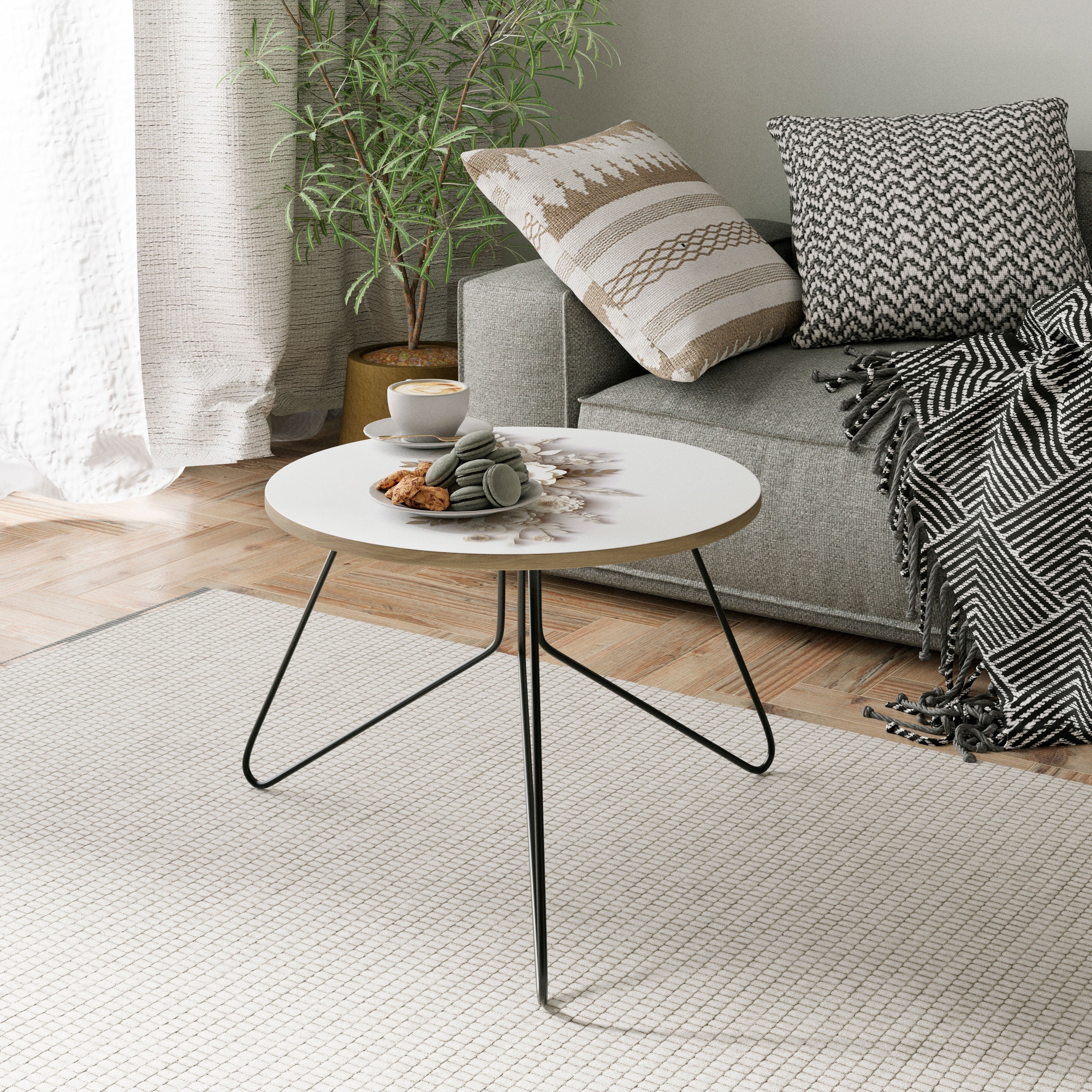 BLUSHING BOUQUET Coffee Table 60