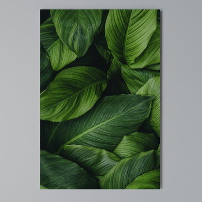VIBRANT LEAFY EMBRACE Κατακόρυφος Πίνακας σε Καμβά