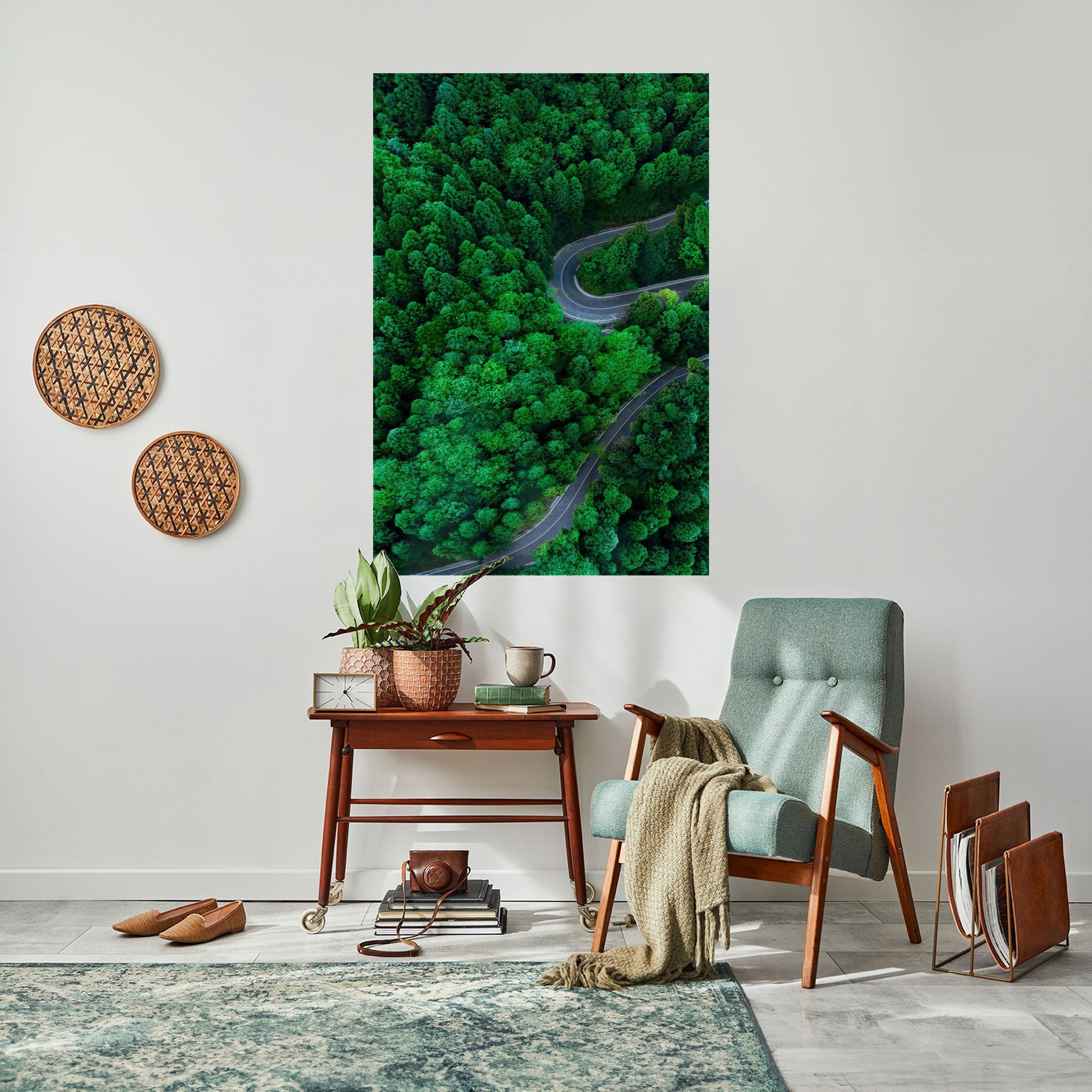 ENCHANTED FOREST RIDE Peel and Stick Vertical Poster