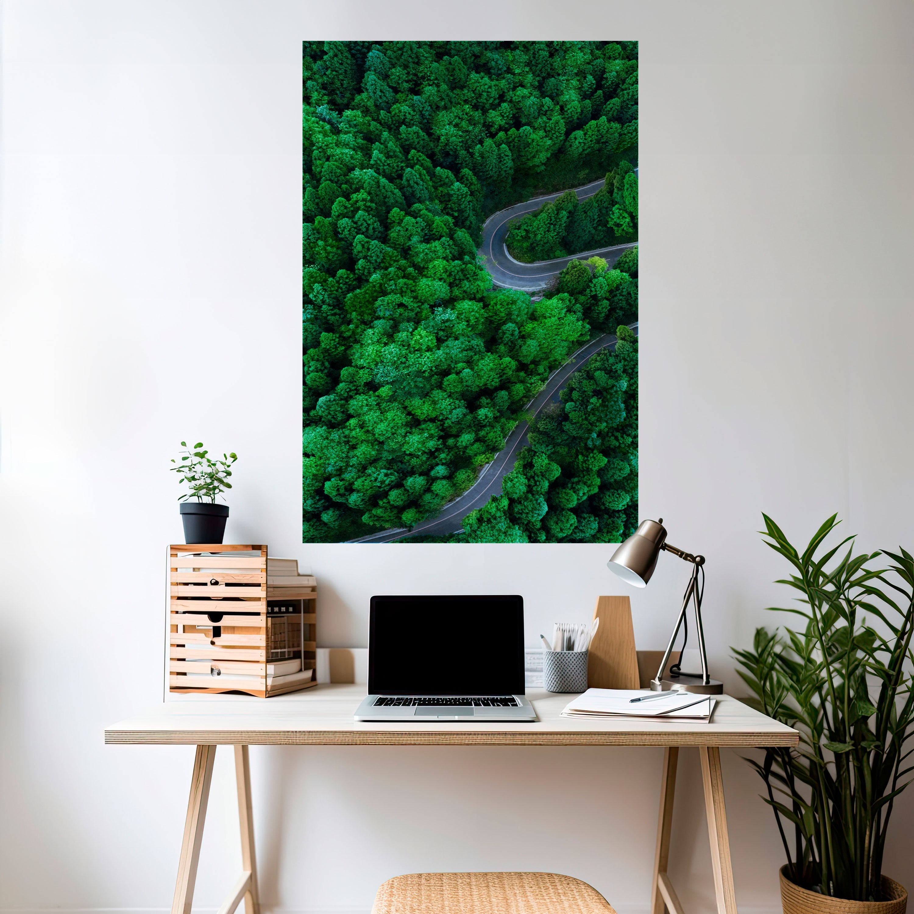 ENCHANTED FOREST RIDE Peel and Stick Vertical Poster