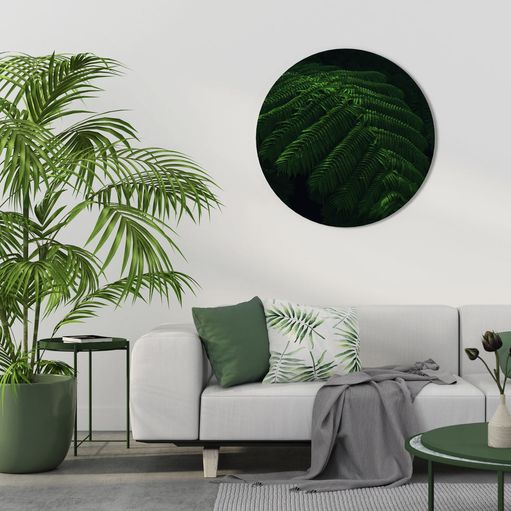 FERN FANTASY Στρογγυλή Τέχνη Τοίχου