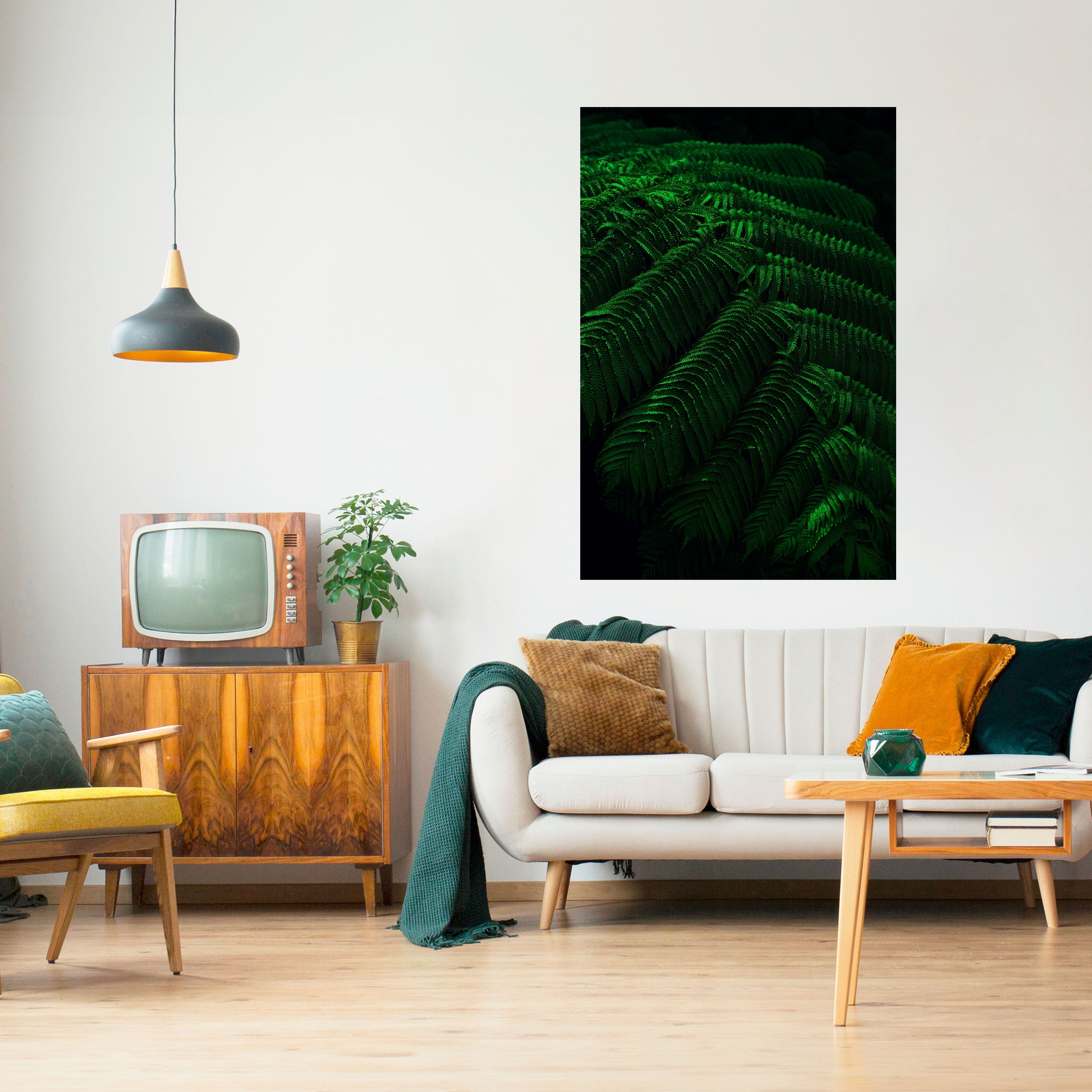 FERN FANTASY Peel and Stick Vertical Poster