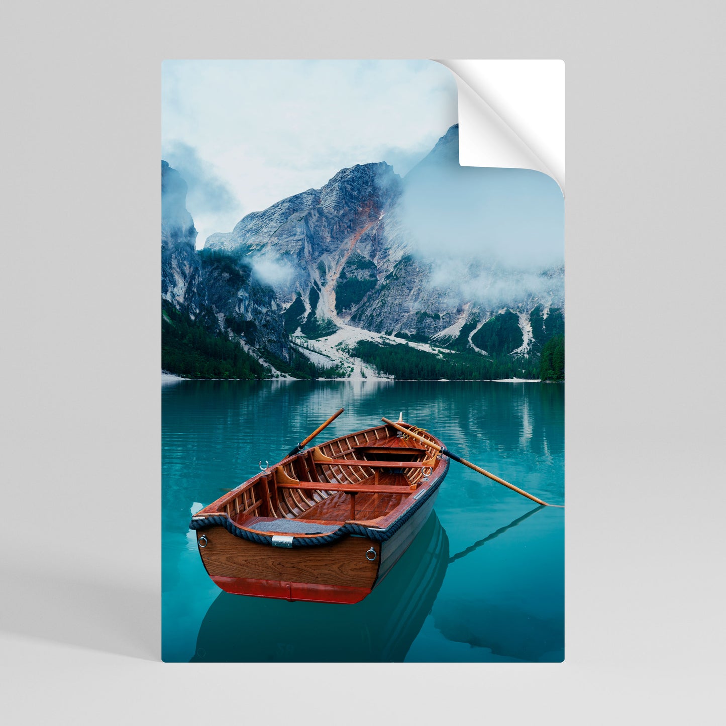 FOGGY MOUNTAIN OASIS Αυτοκόλλητη Αφίσα κάθετη
