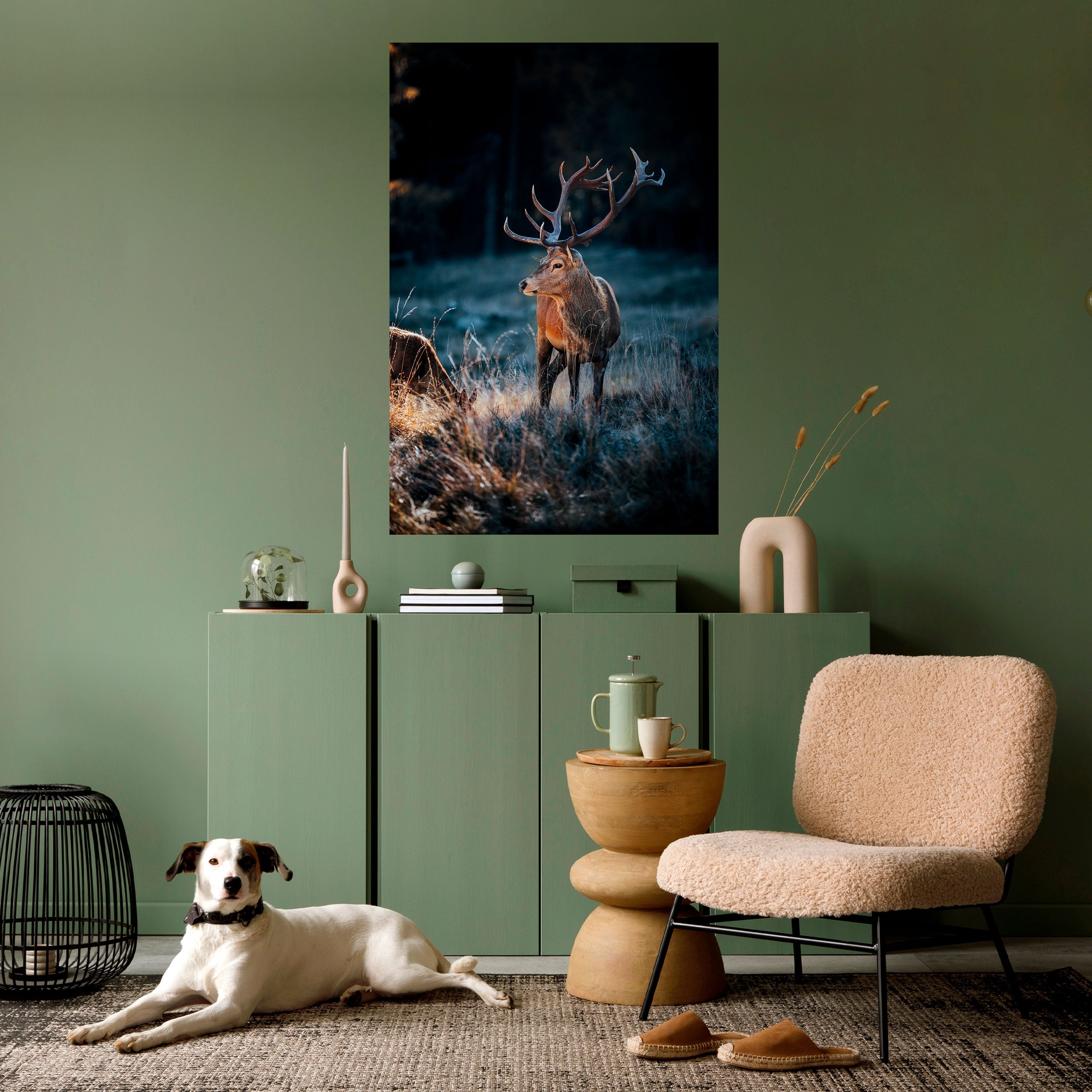 Αφίσα ANTLERED REGALITY με δυνατότητα ξεφλουδίσματος και κολλήματος