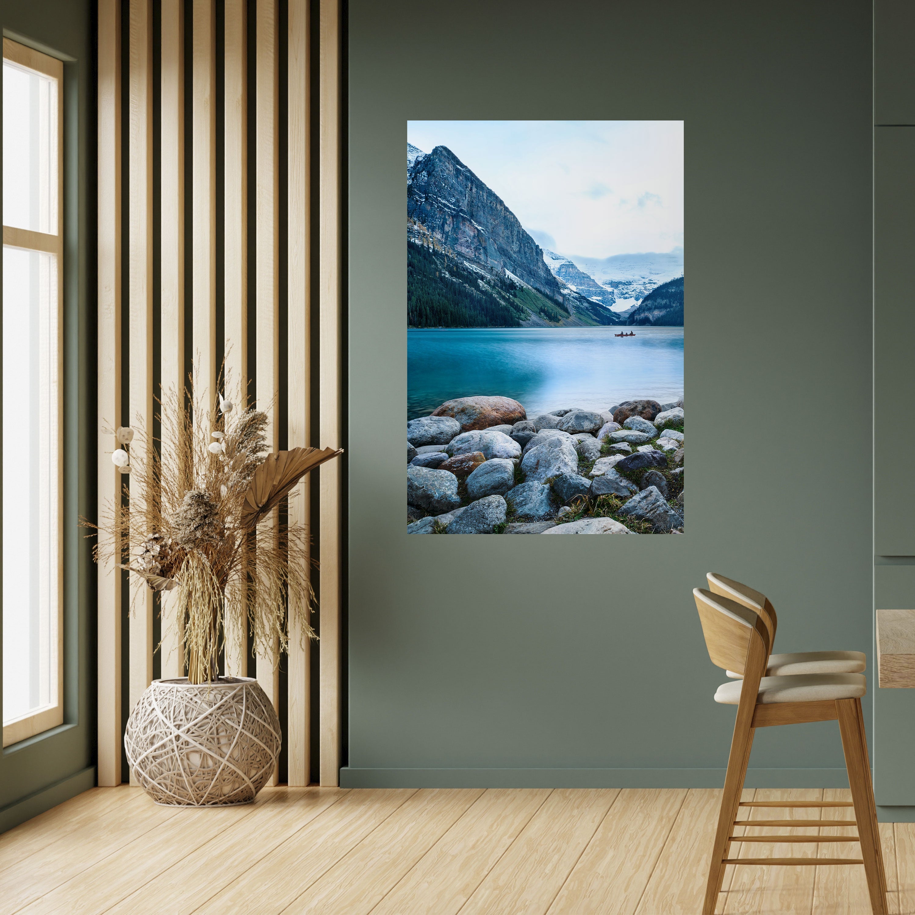 REFLECTIVE WATERS Peel and Stick Vertical Poster