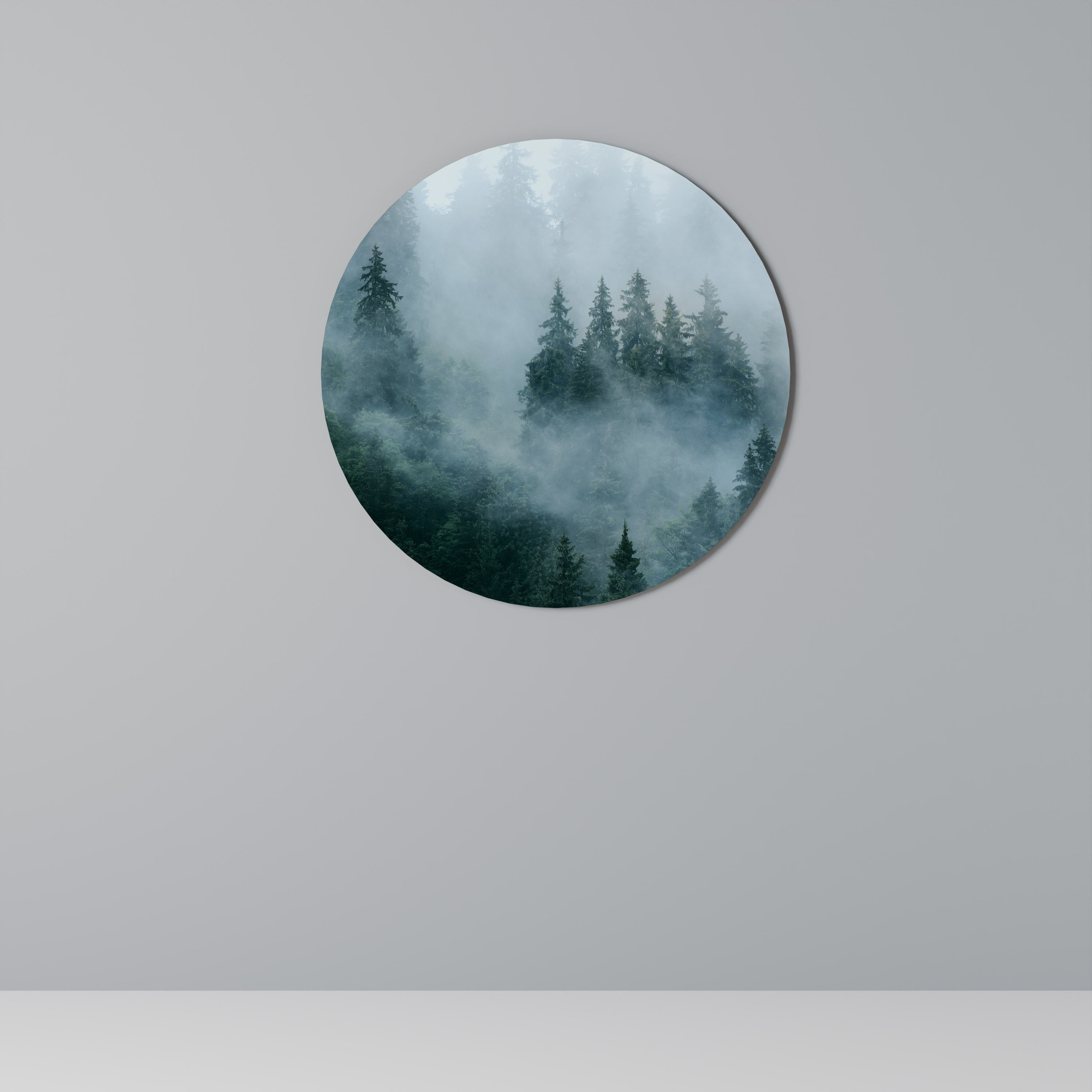 Στρογγυλή Τέχνη Τοίχου VEIL OF MIST