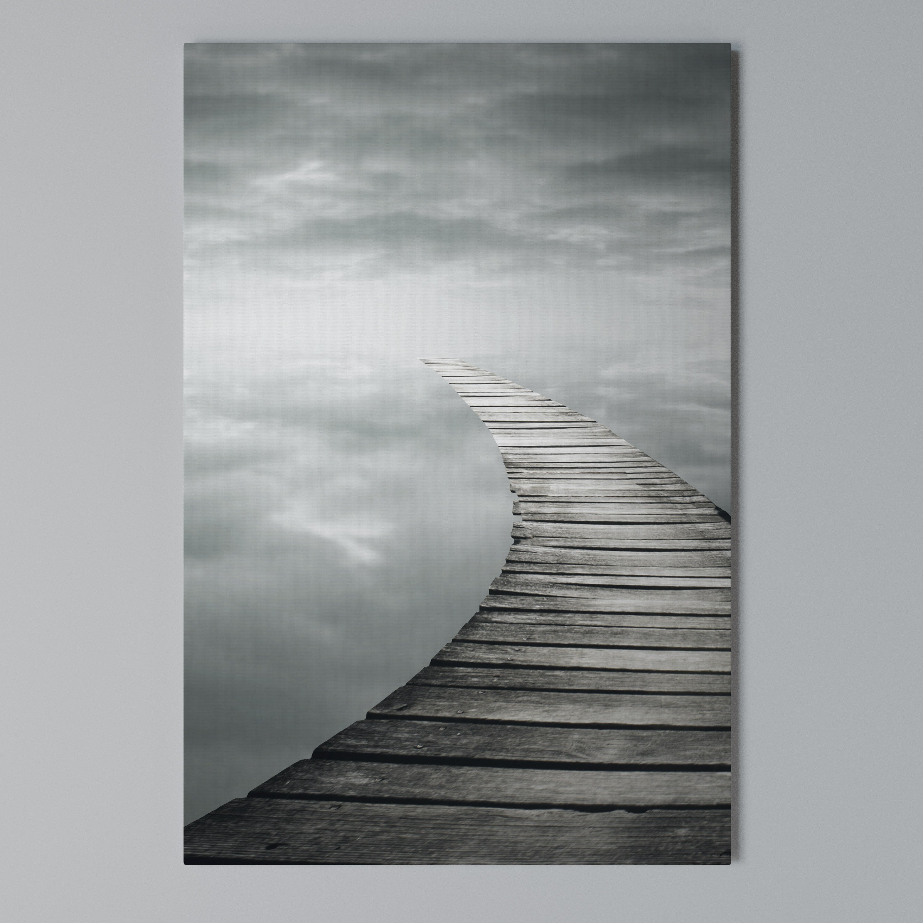 WHISPERING PATHWAYS Vertical Canvas Print