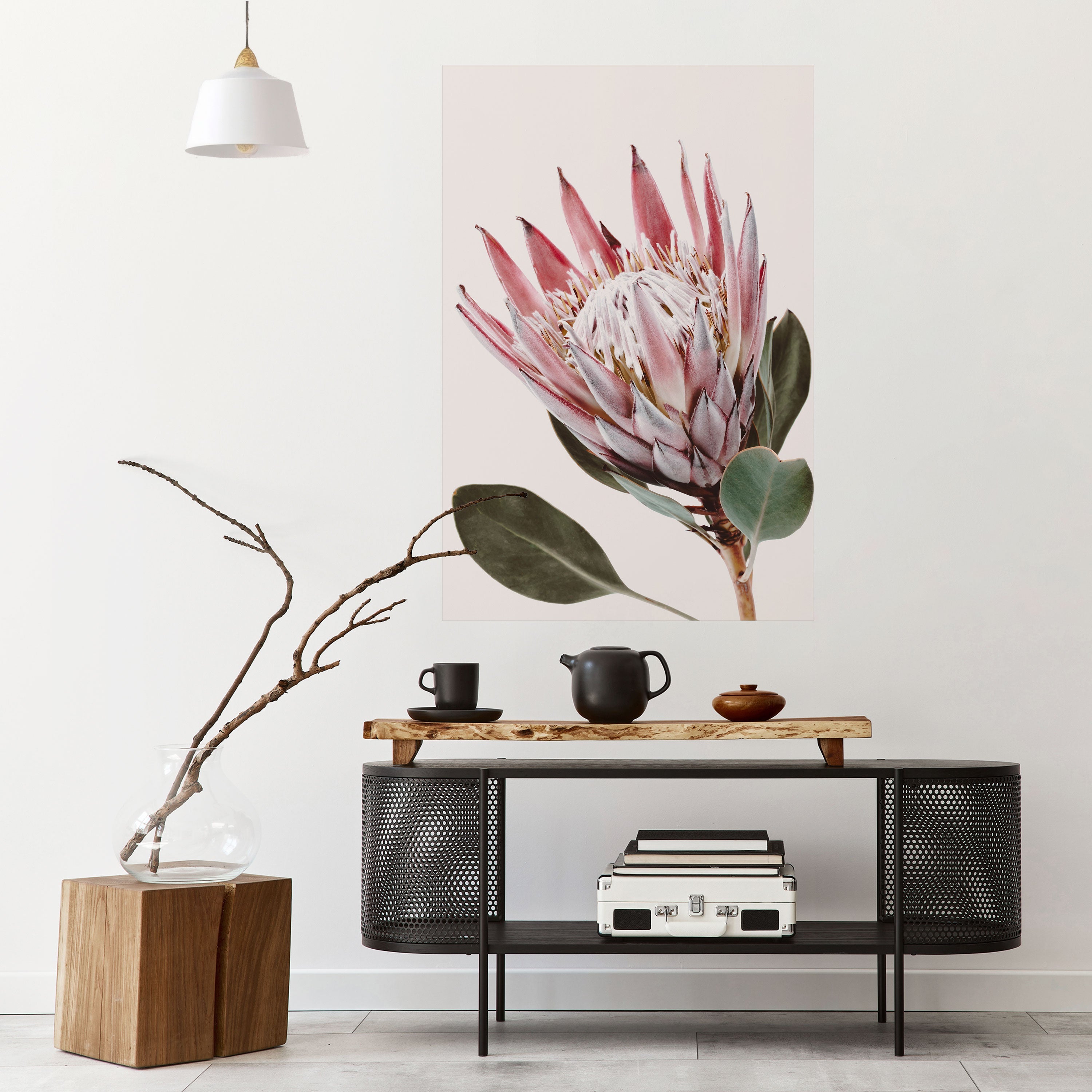 PROTEA FLOWER Peel and Stick Vertical Poster