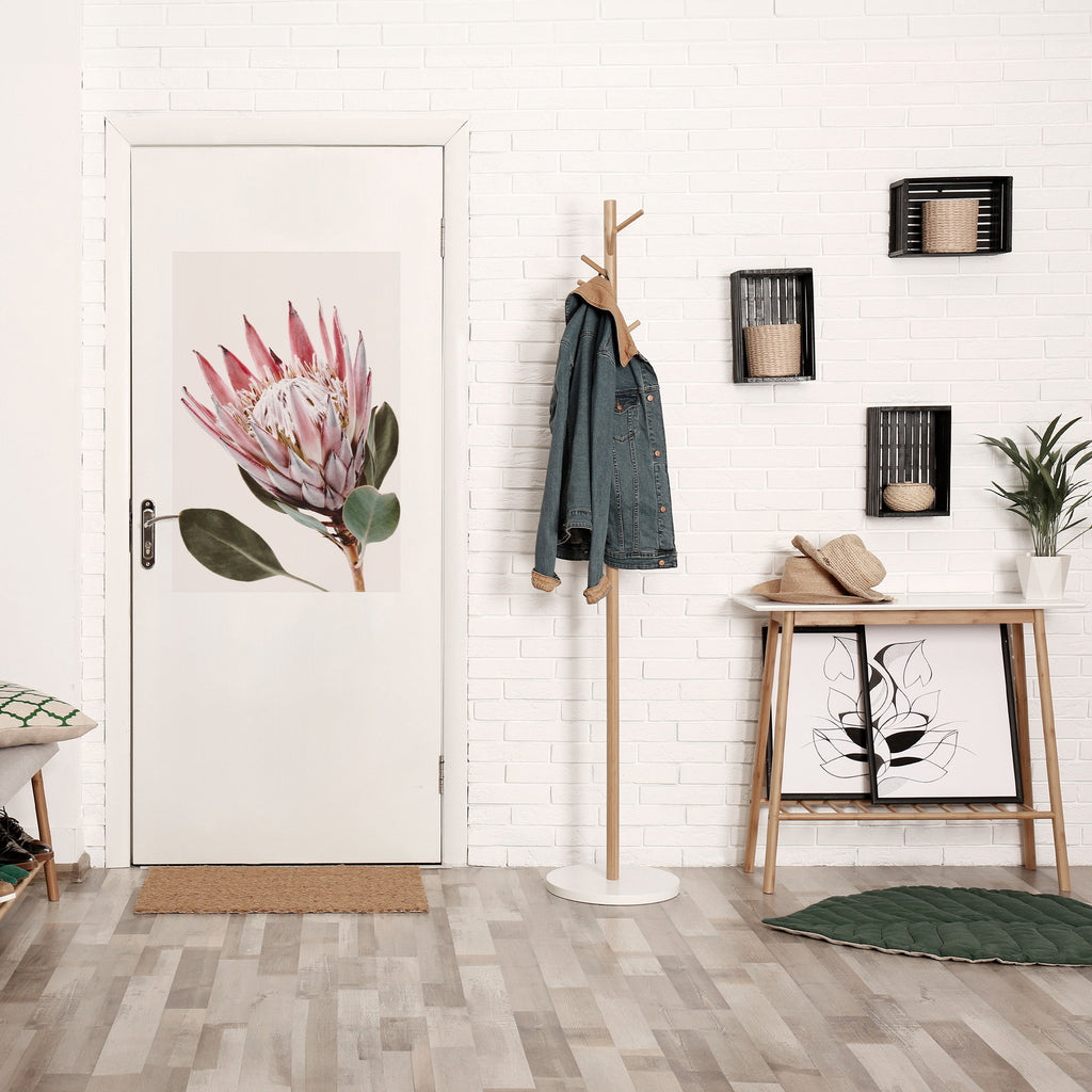 Αφίσα PROTEA FLOWER με ξεφλούδισμα και ραβδί