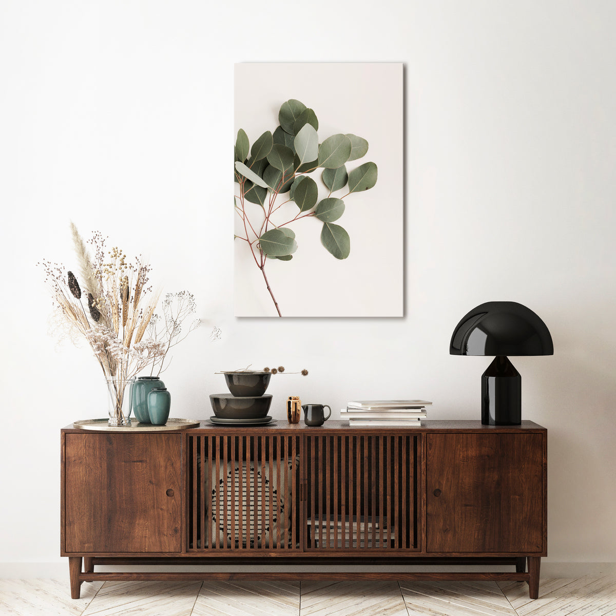 EUCALYPTUS BRANCH Κατακόρυφος Πίνακας σε Καμβά