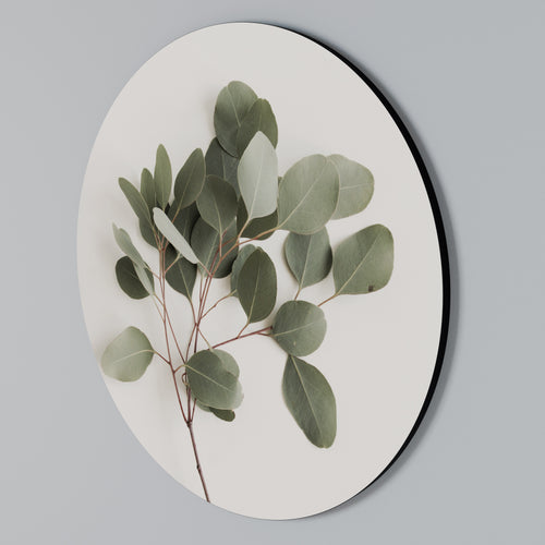 EUCALYPTUS BRANCH Round Wall Art
