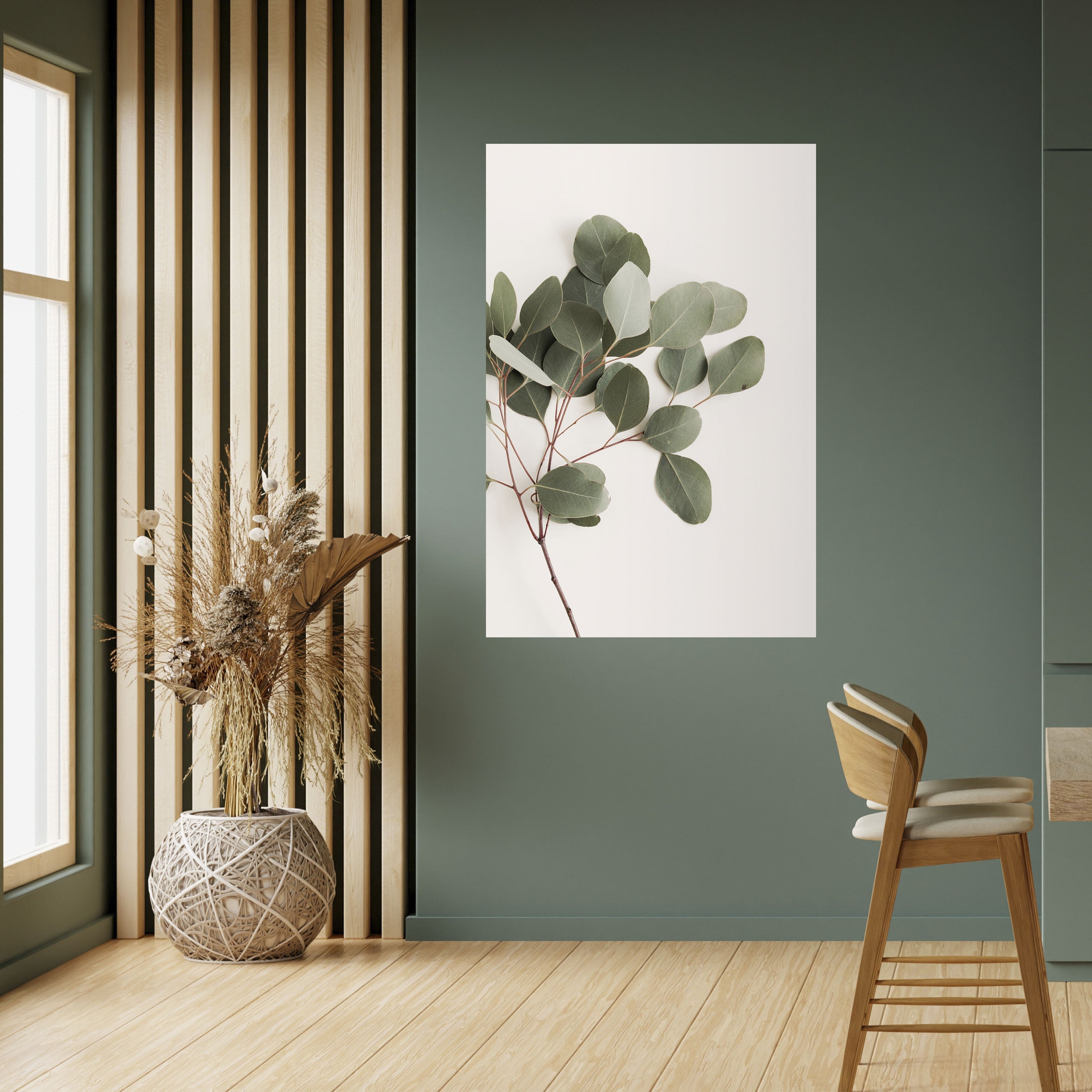 EUCALYPTUS BRANCH Peel and Stick Vertical Poster