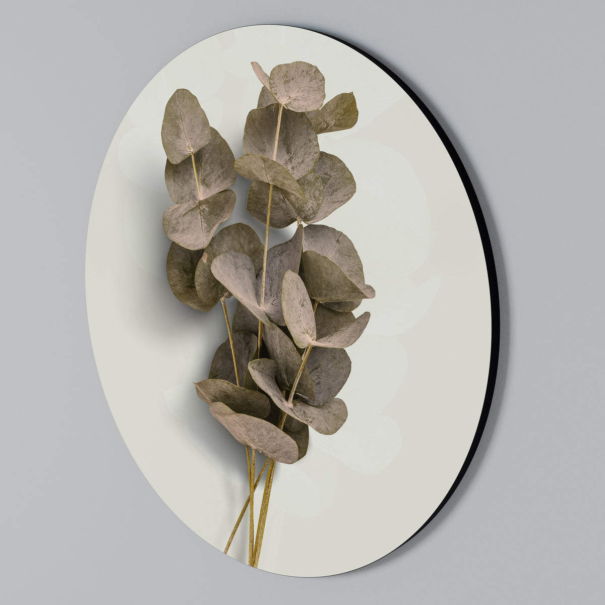 TIMELESS GREENERY Στρογγυλός πίνακας ζωγραφικής