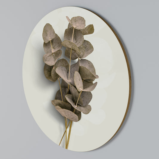TIMELESS GREENERY Στρογγυλός πίνακας ζωγραφικής