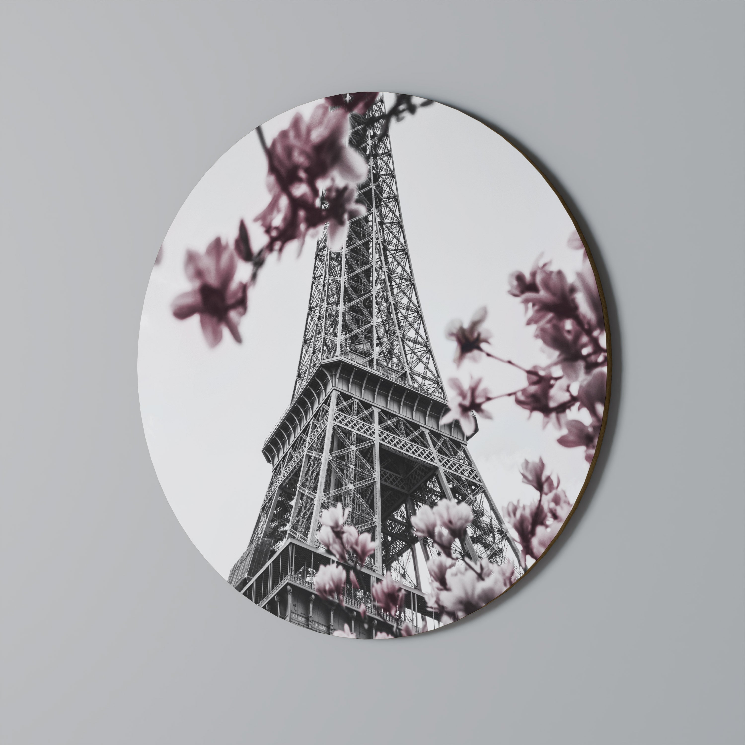 Στρογγυλή Τέχνη Τοίχου EIFFEL IN BLOOM