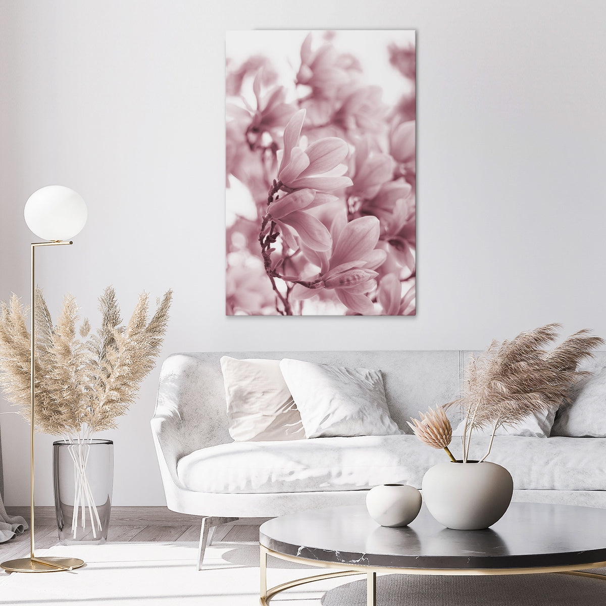 PINK BLOSSOM DREAM Κατακόρυφος Πίνακας σε Καμβά