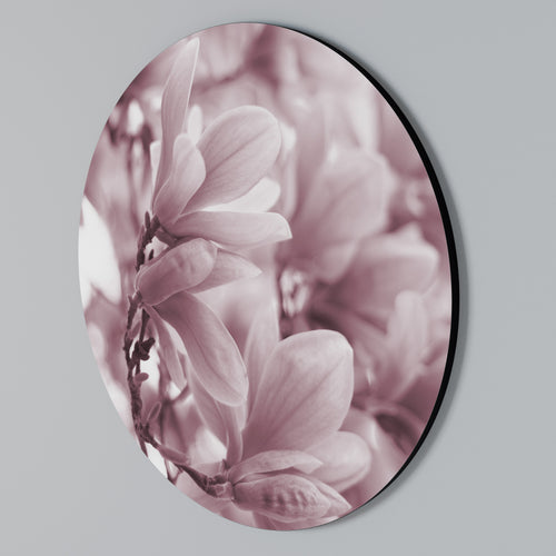 PINK BLOSSOM DREAM Round Wall Art