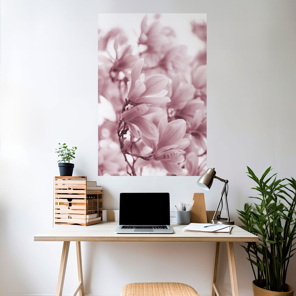Αφίσα κάθετης αποκόλλησης και κολλήματος PINK BLOSSOM DREAM