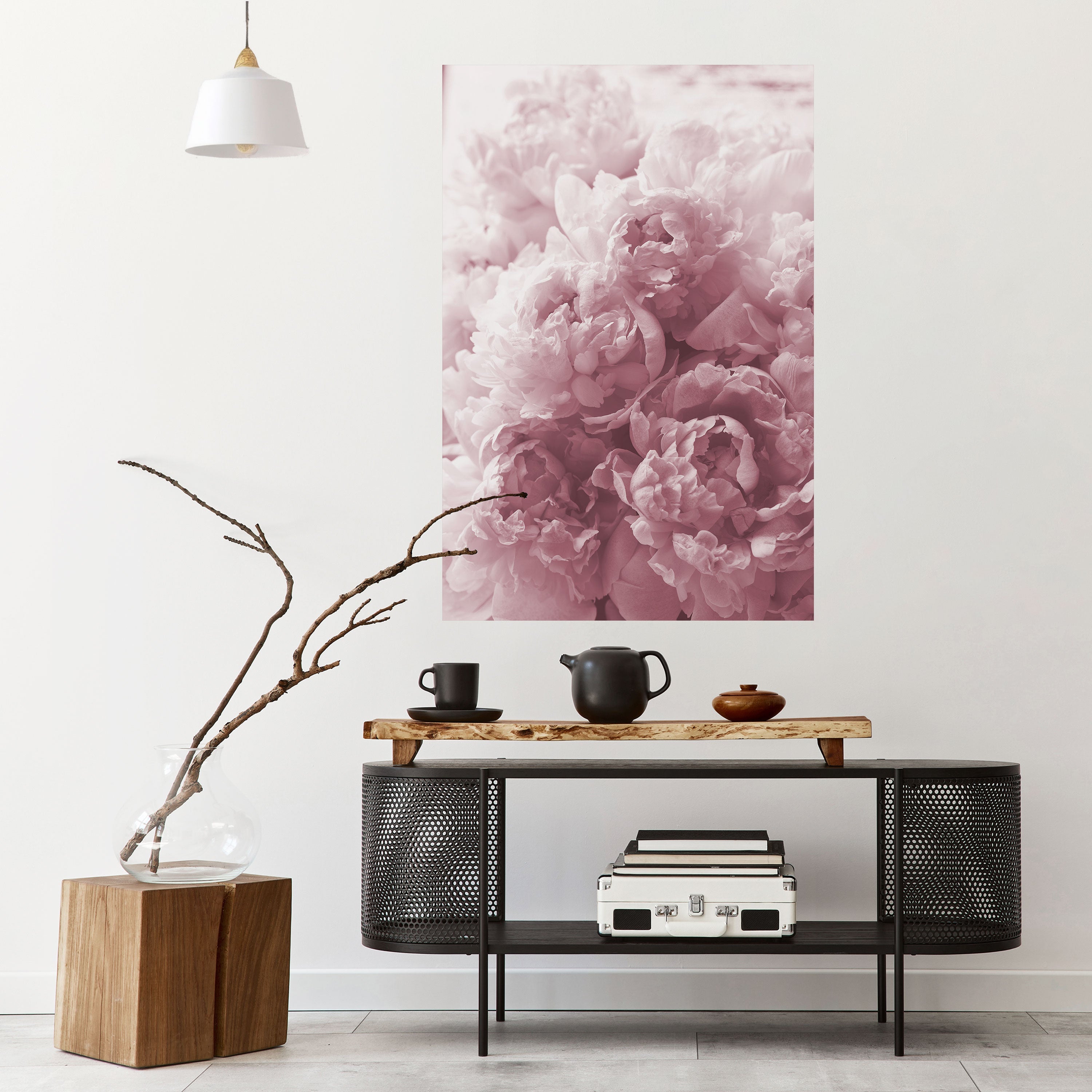 BLUSHED SERENITY Peel and Stick Vertical Poster
