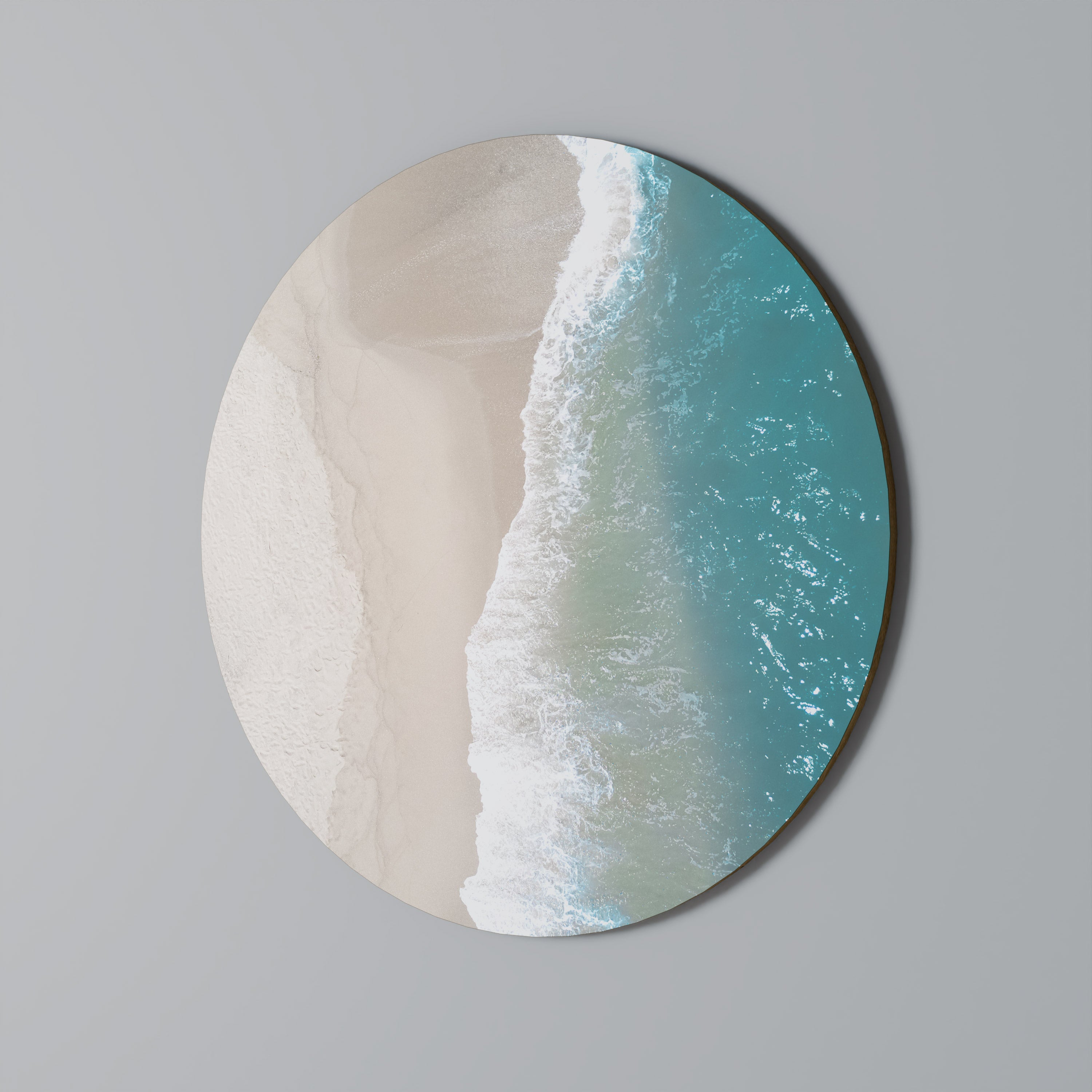 Στρογγυλή Τέχνη Τοίχου SAND AND SEA ARMONY