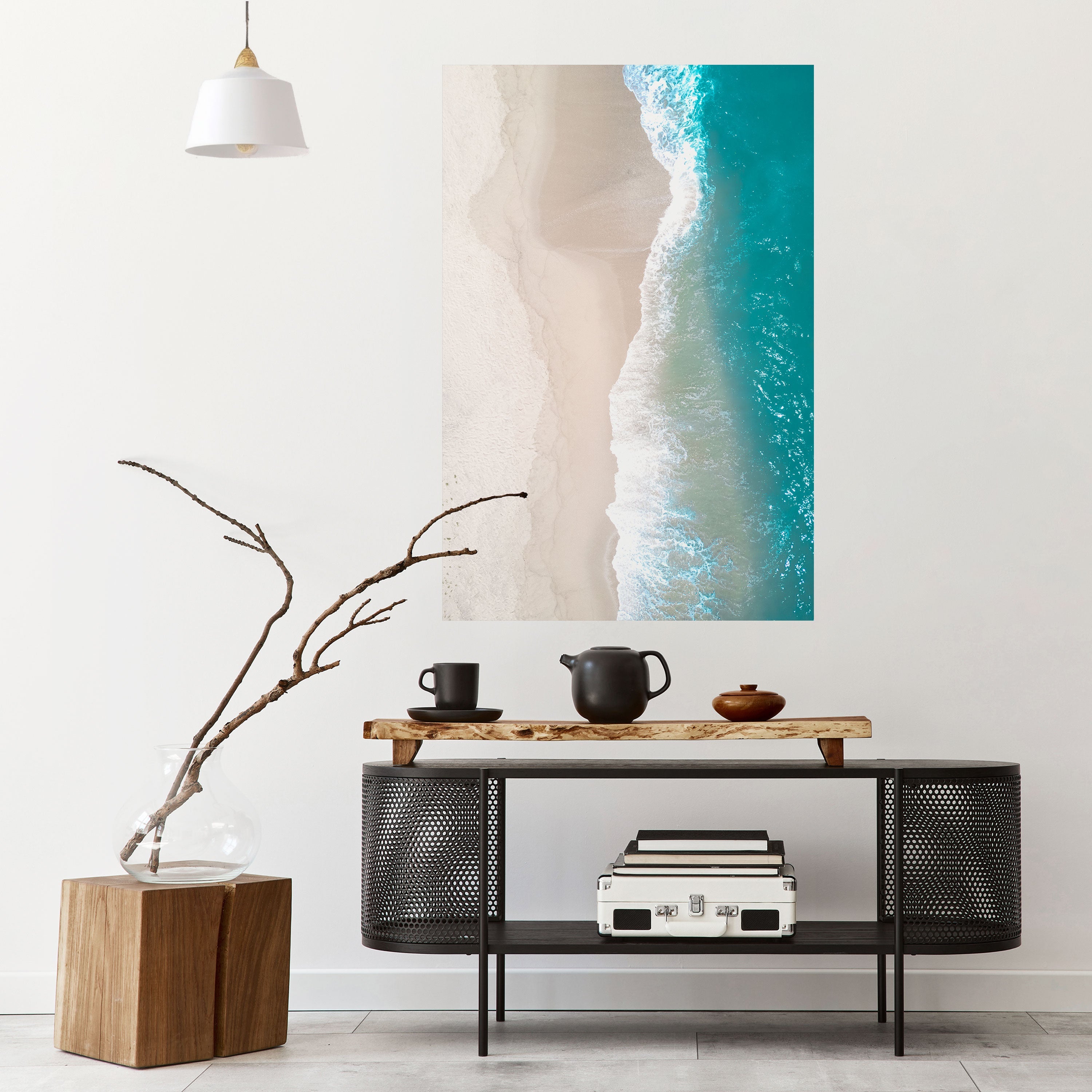 SAND AND SEA HARMONY Peel and Stick Vertical Poster