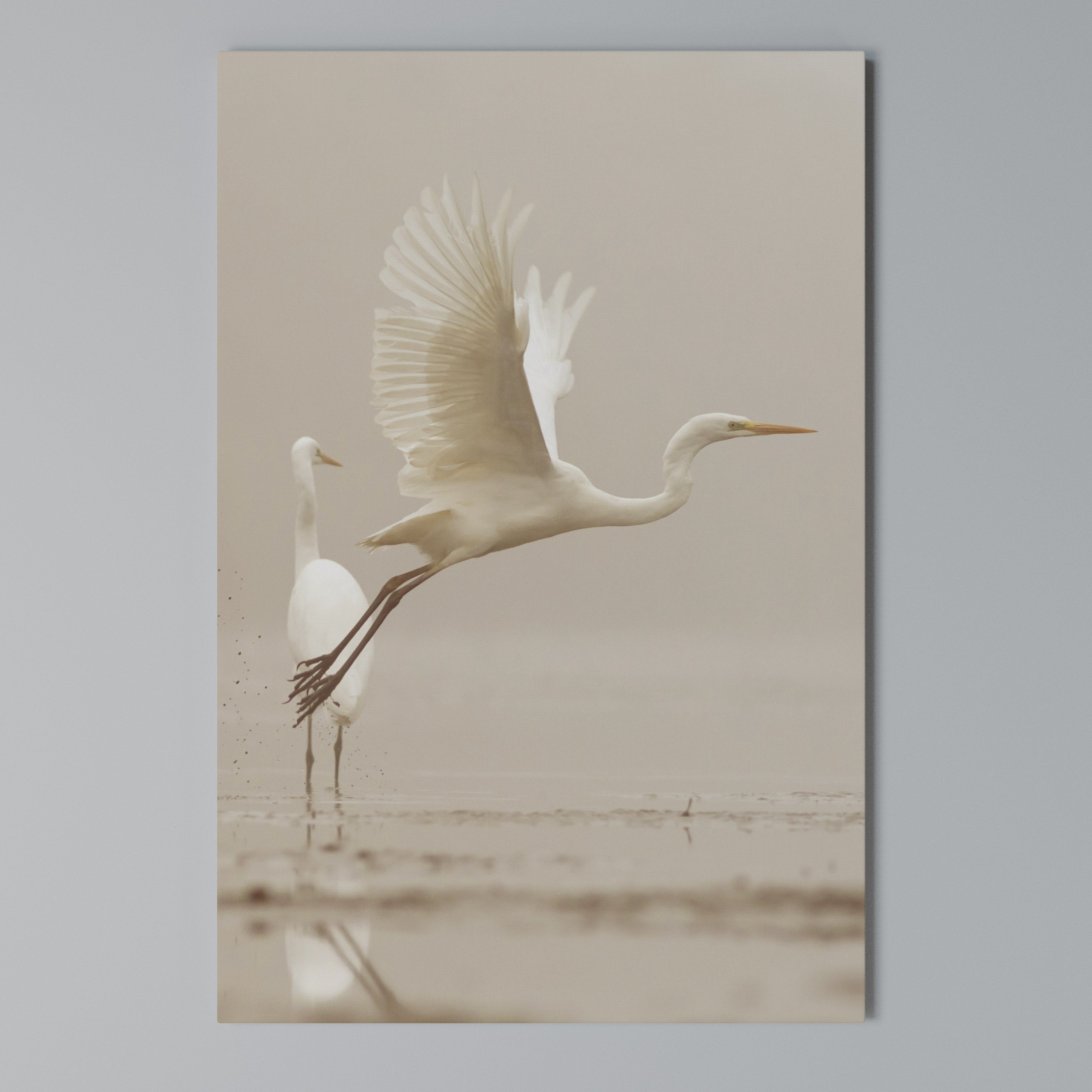 ELEGANT ASCENT Vertical Canvas Print