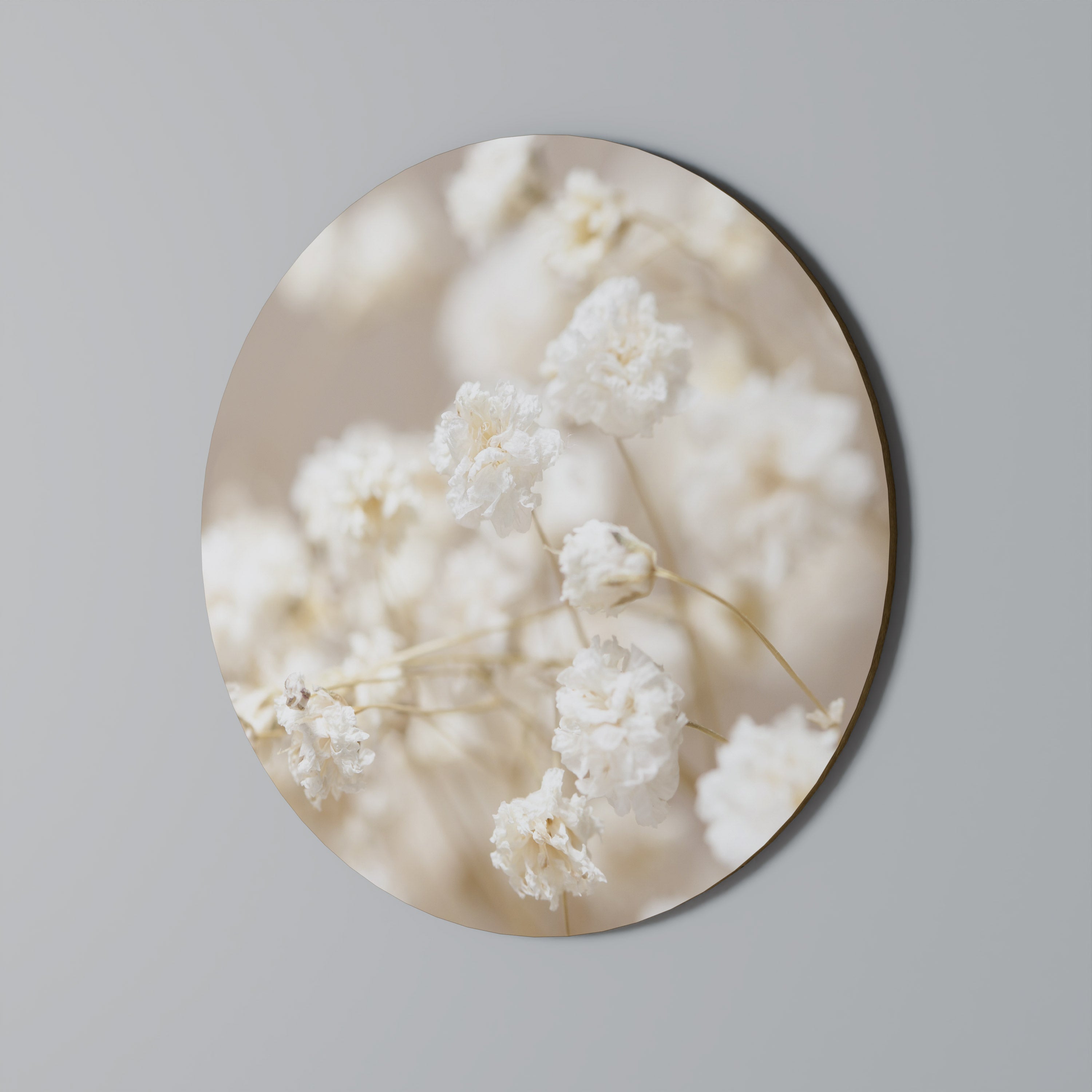 Στρογγυλή Τέχνη Τοίχου GHOSTLY BLOOM