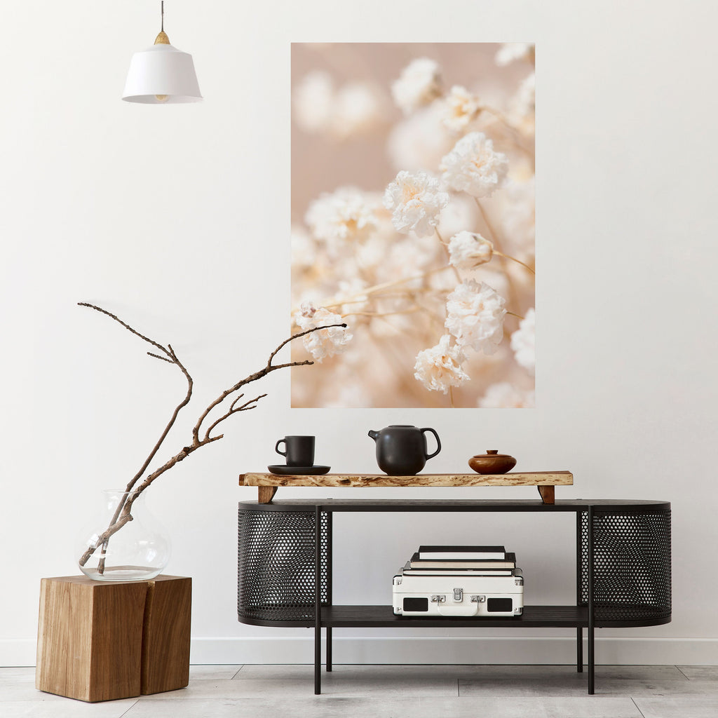 GHOSTLY BLOOM Peel and Stick Vertical Poster