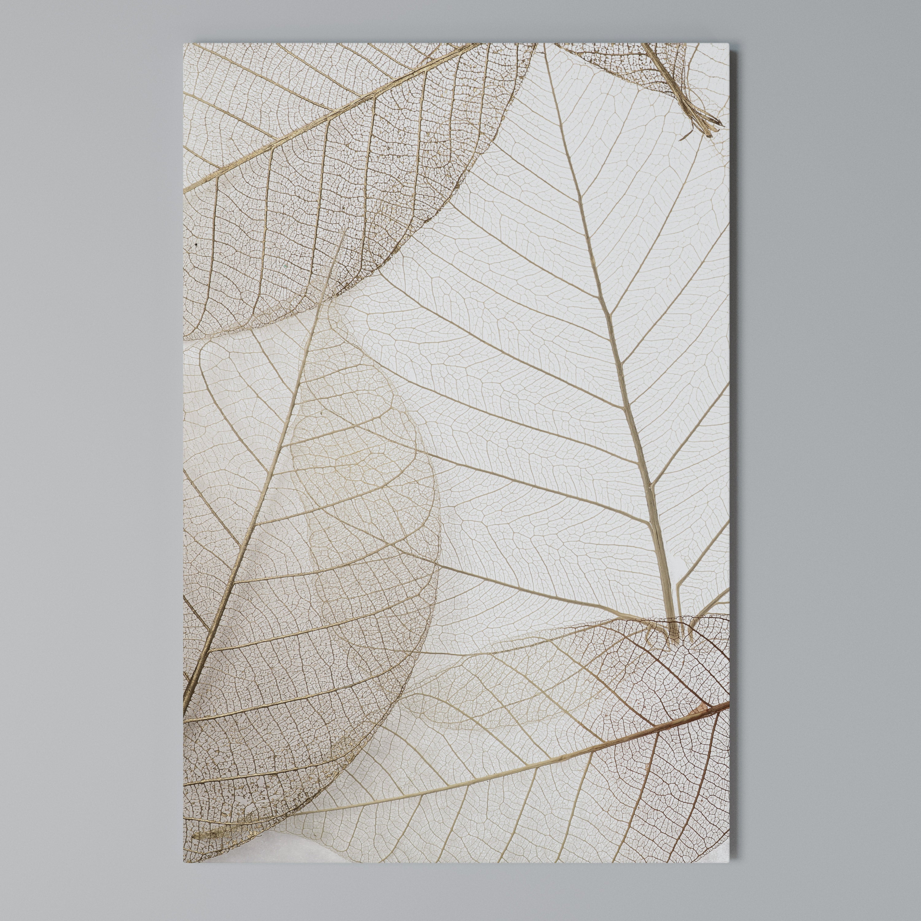 ETHEREAL VEINED GRACE Vertical Canvas Print