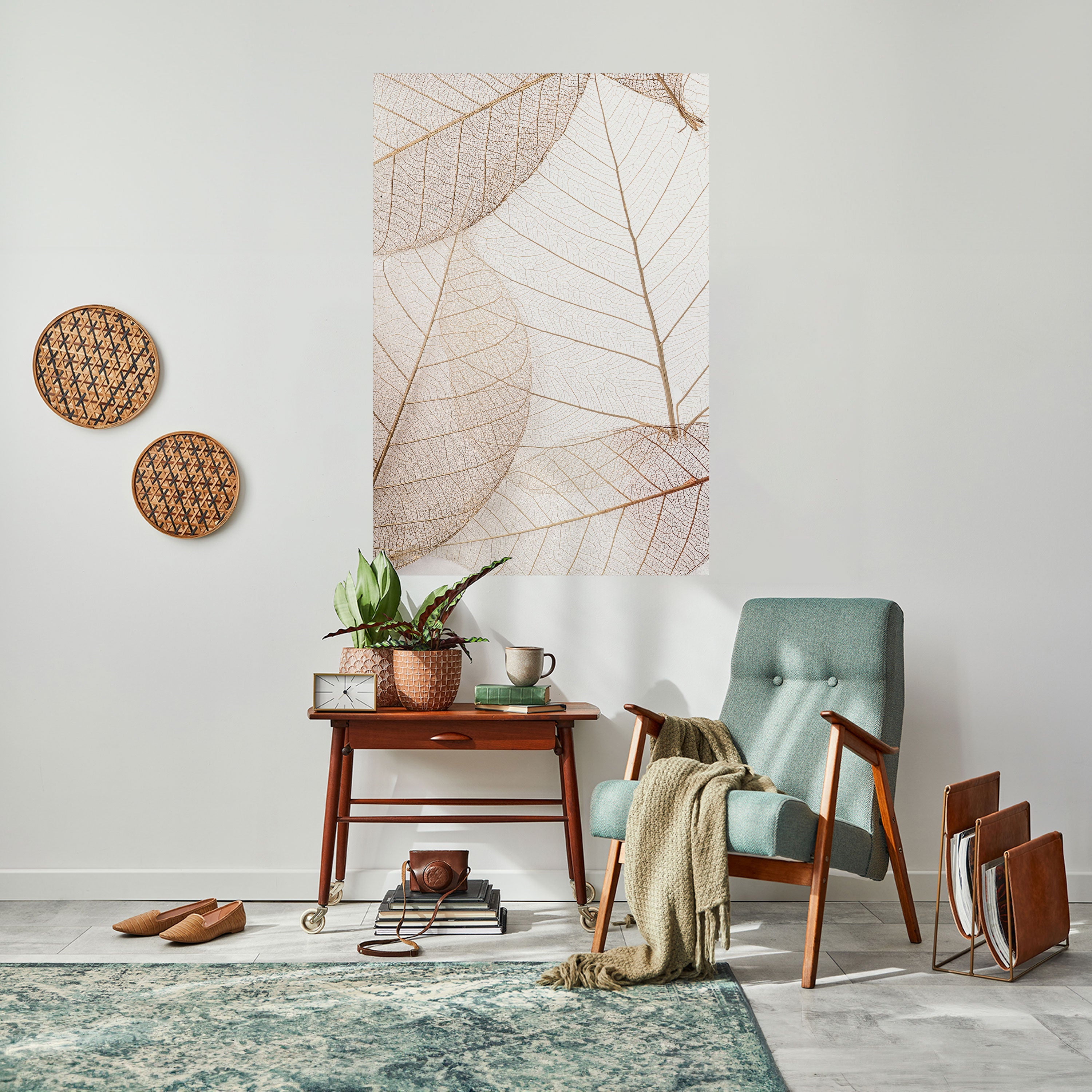 ETHEREAL VEINED GRACE Peel and Stick Vertical Poster