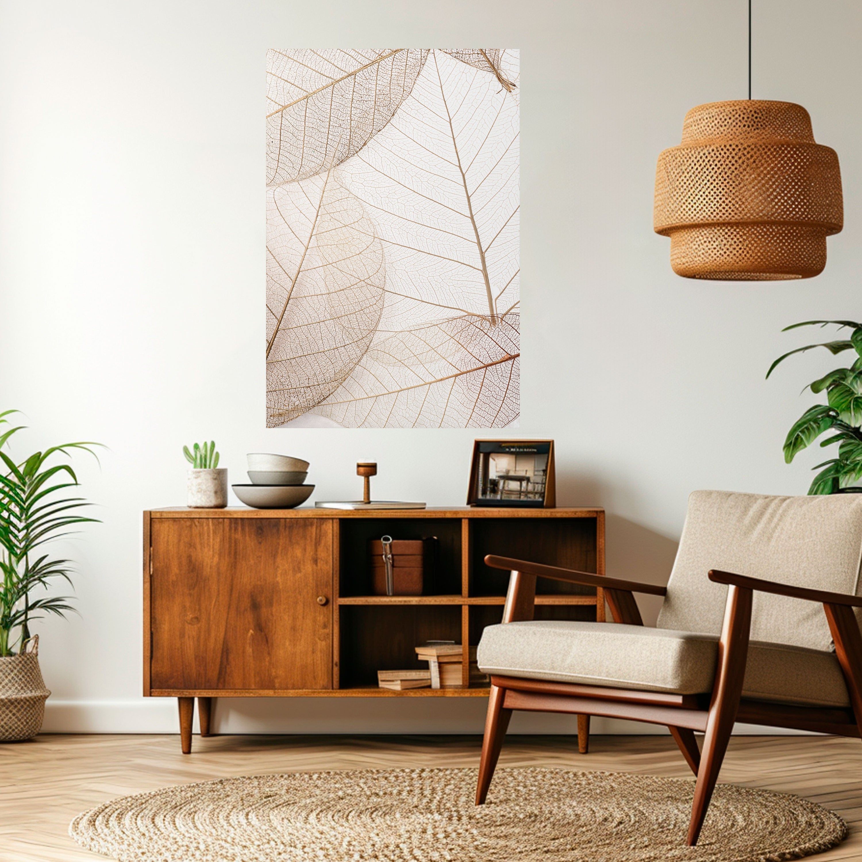ETHEREAL VEINED GRACE Peel and Stick Vertical Poster