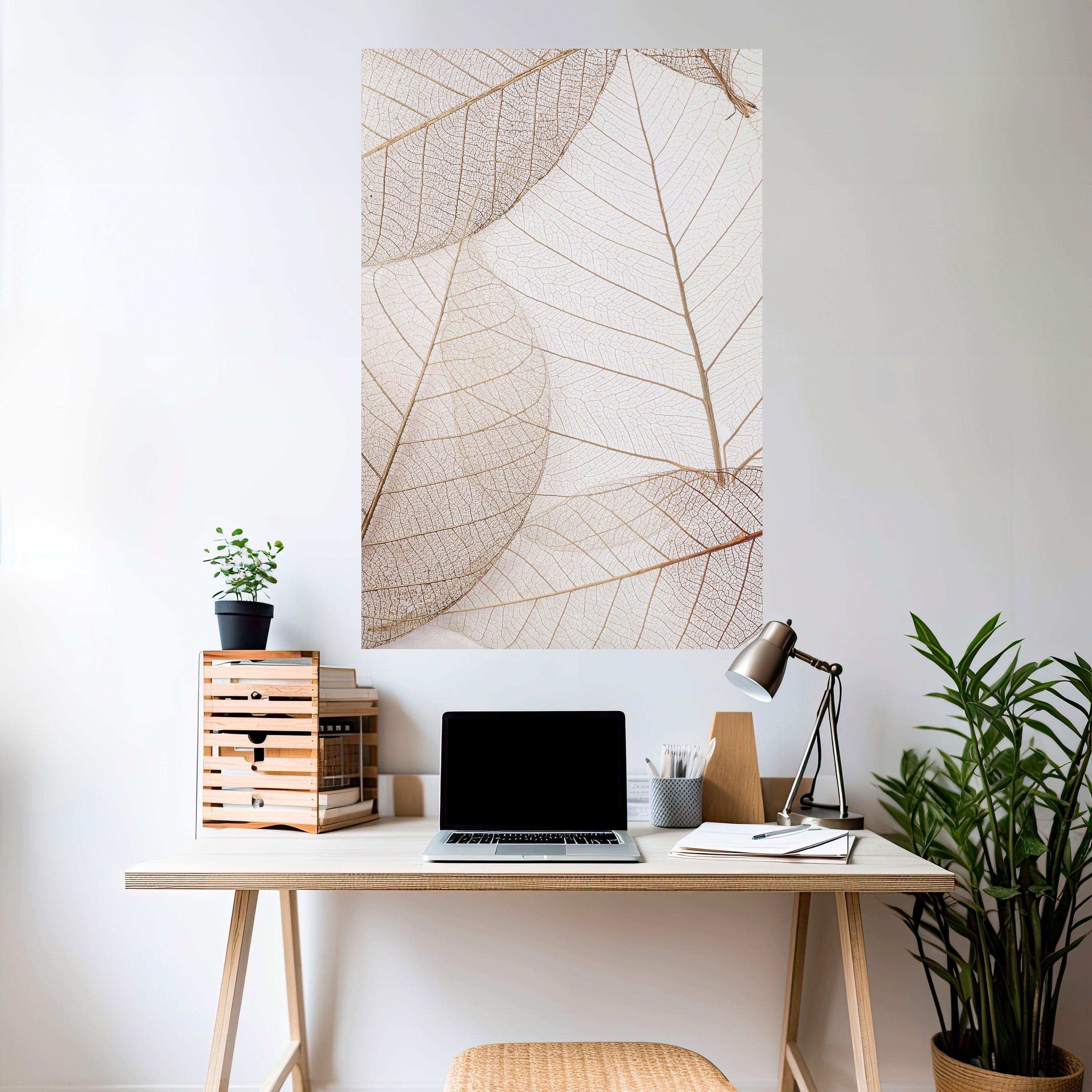 ETHEREAL VEINED GRACE Peel and Stick Vertical Poster