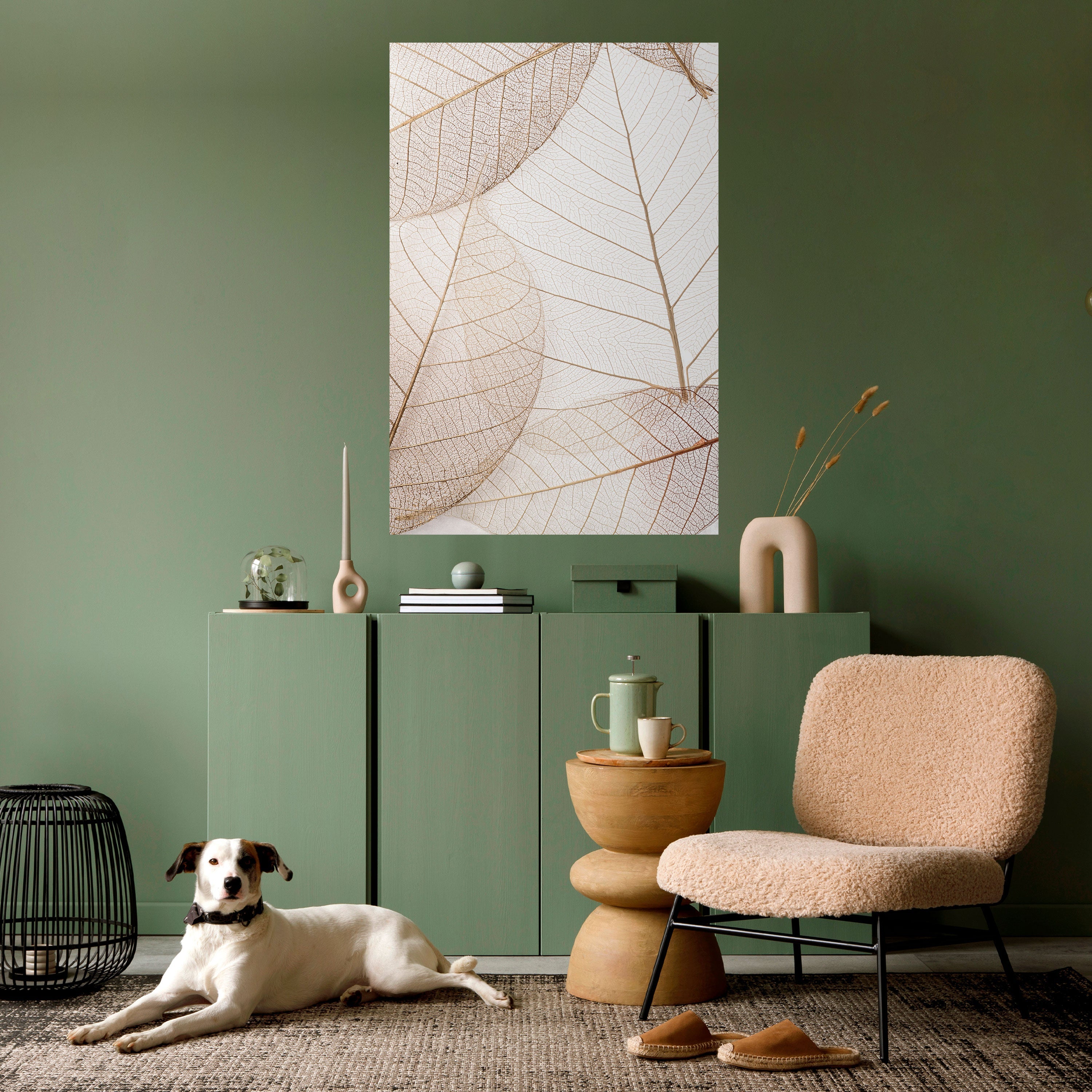 ETHEREAL VEINED GRACE Peel and Stick Vertical Poster
