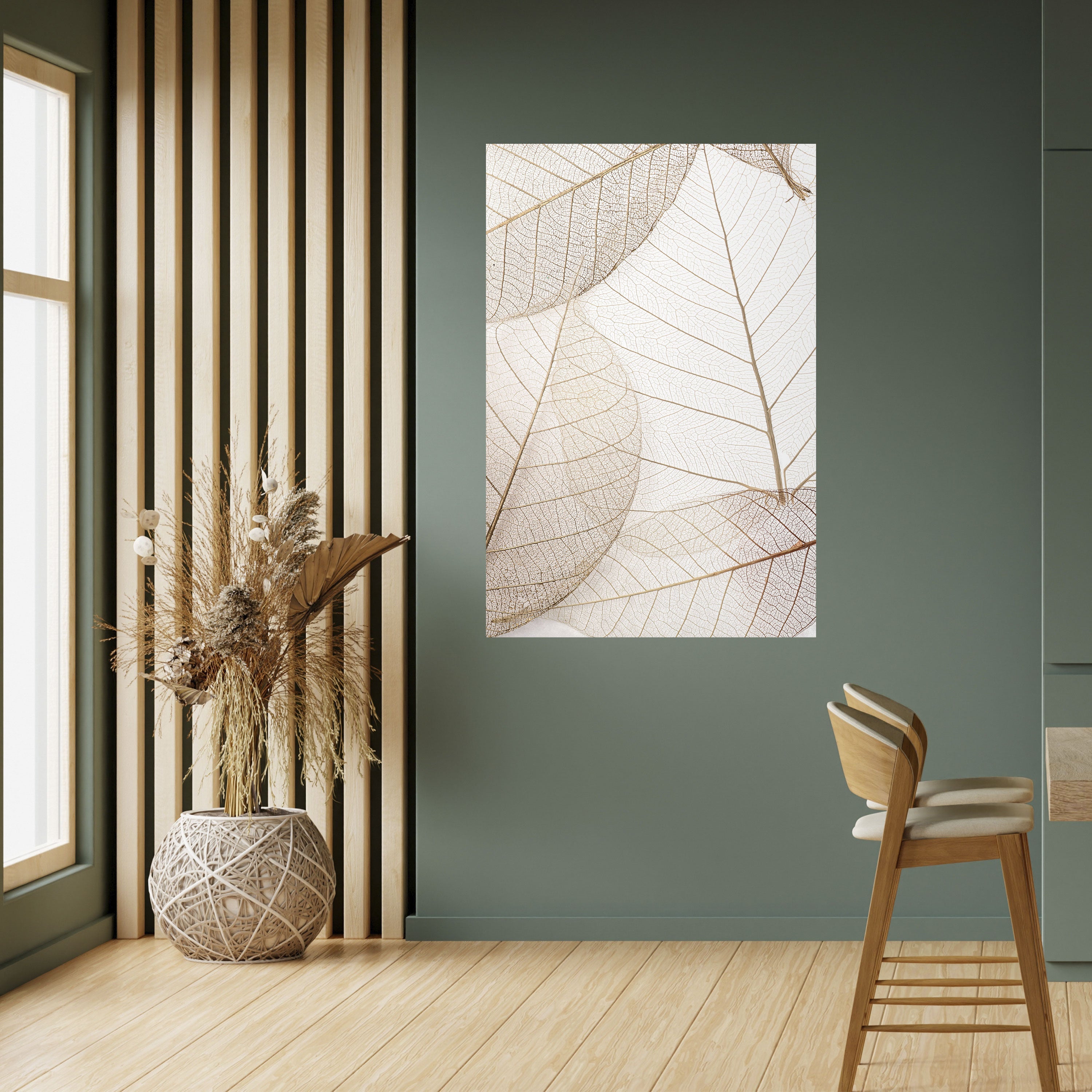 ETHEREAL VEINED GRACE Peel and Stick Vertical Poster