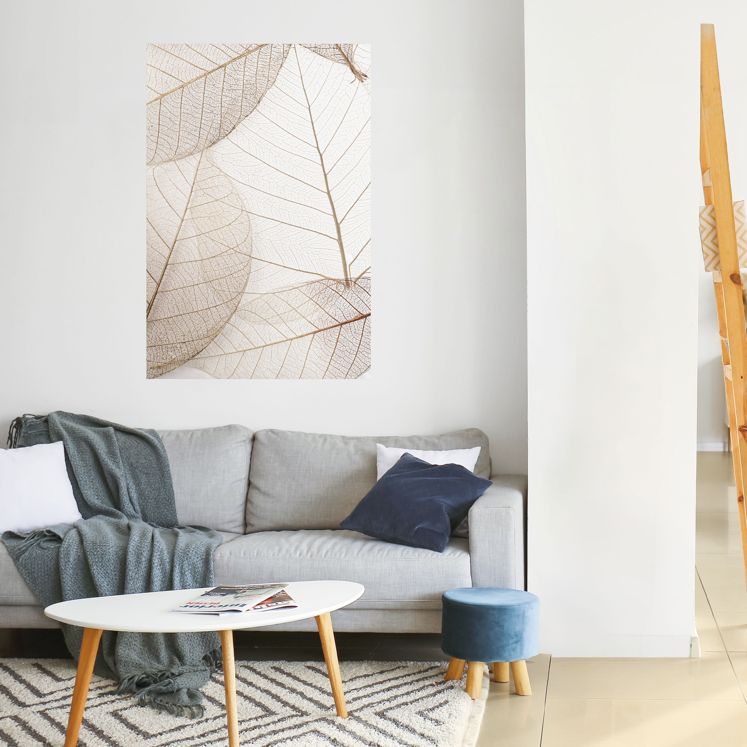 ETHEREAL VEINED GRACE Peel and Stick Vertical Poster