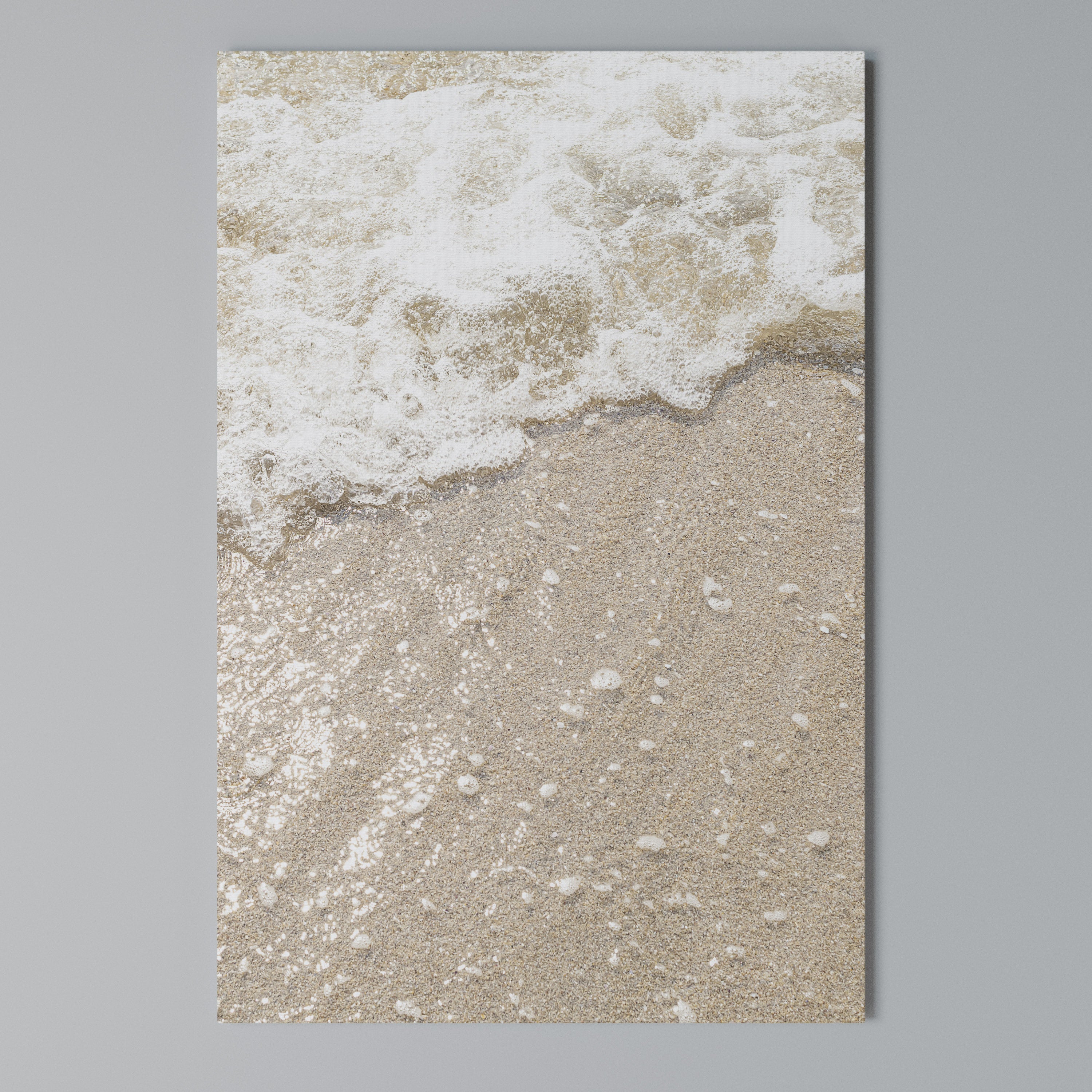 SHIMMERING SHORELINE Vertical Canvas Print