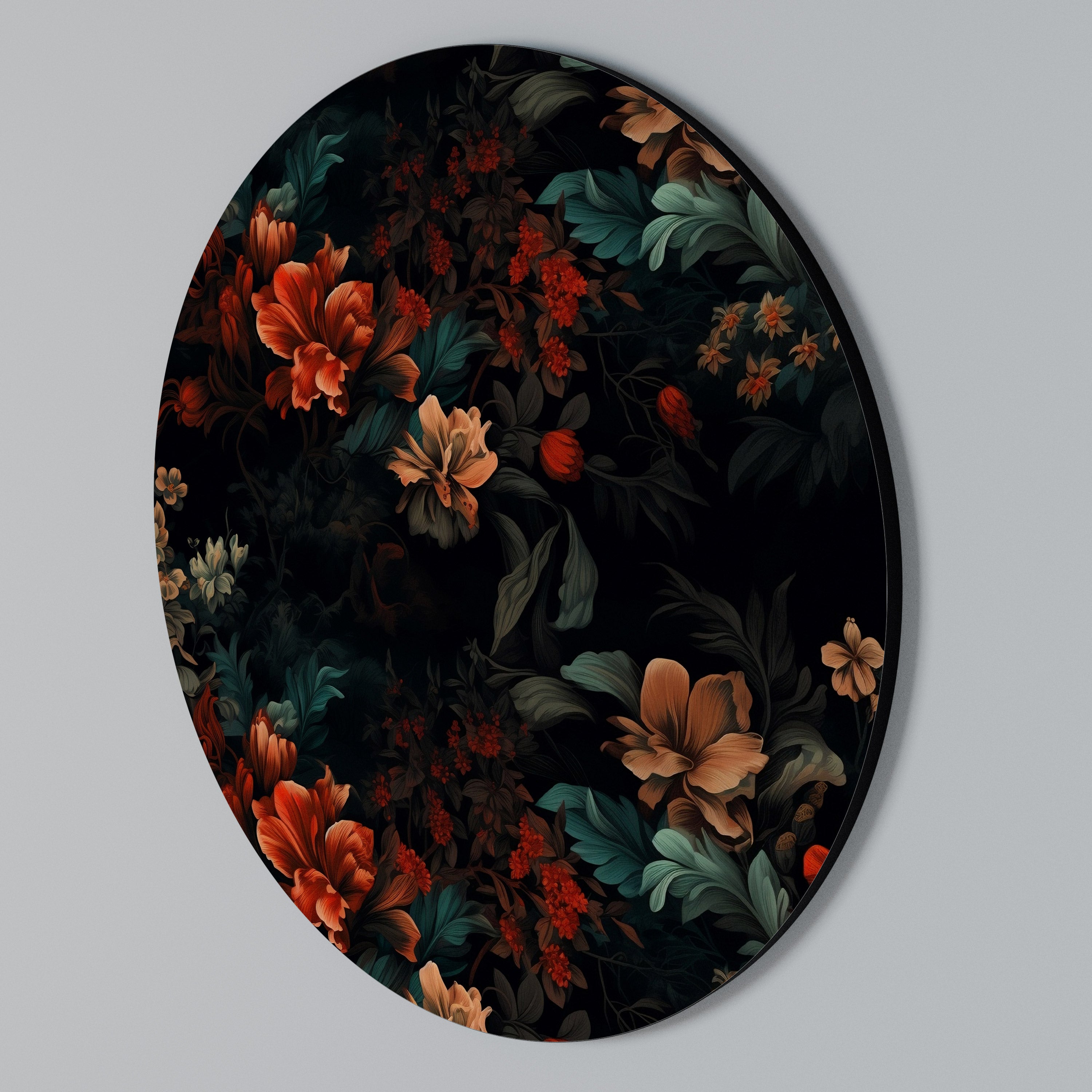 IMAGINARY BLOSSOM Στρογγυλός πίνακας ζωγραφικής