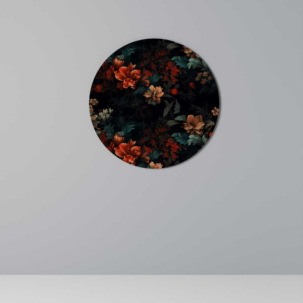 Στρογγυλή Τέχνη Τοίχου IMAGINARY BLOSSOM
