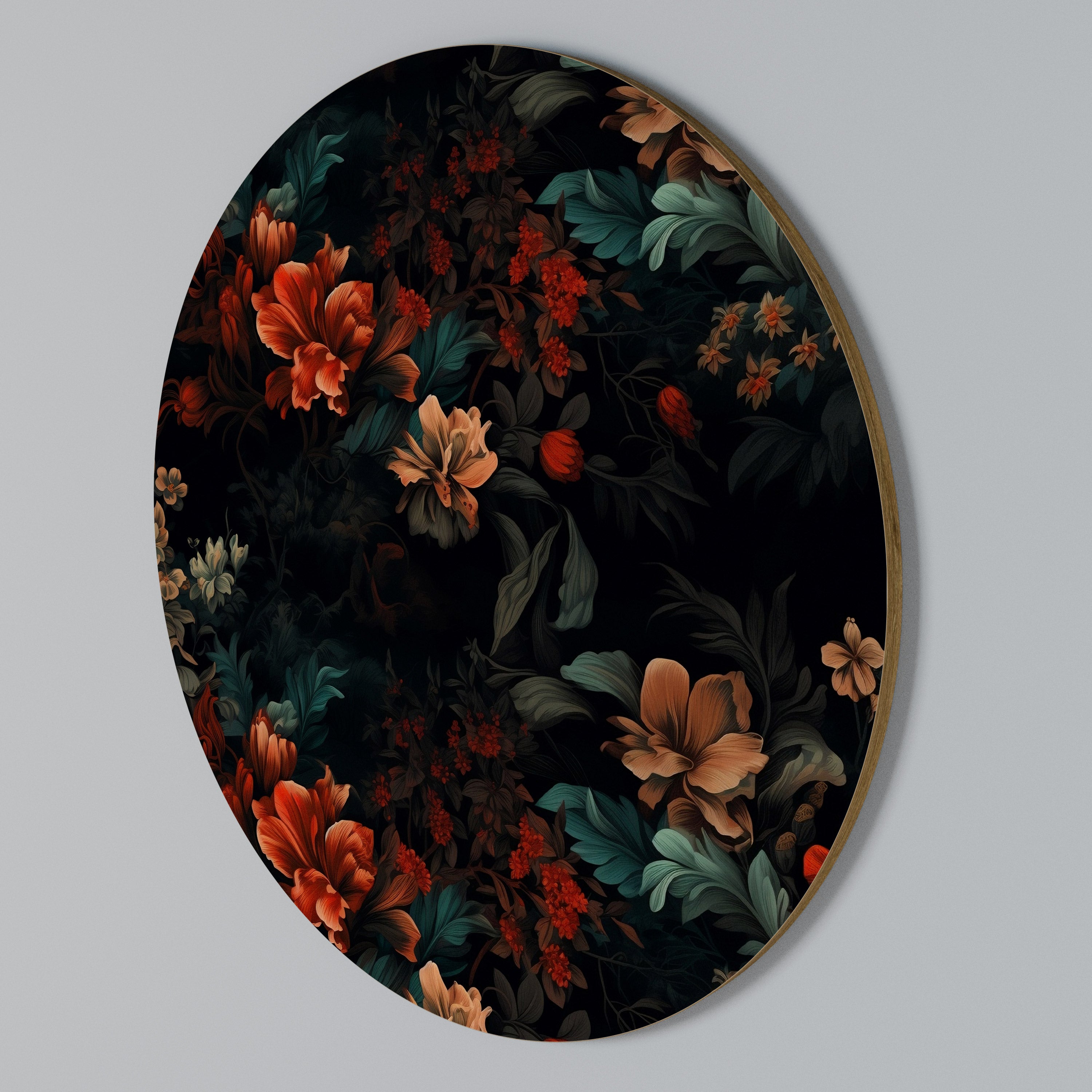 IMAGINARY BLOSSOM Στρογγυλός πίνακας ζωγραφικής