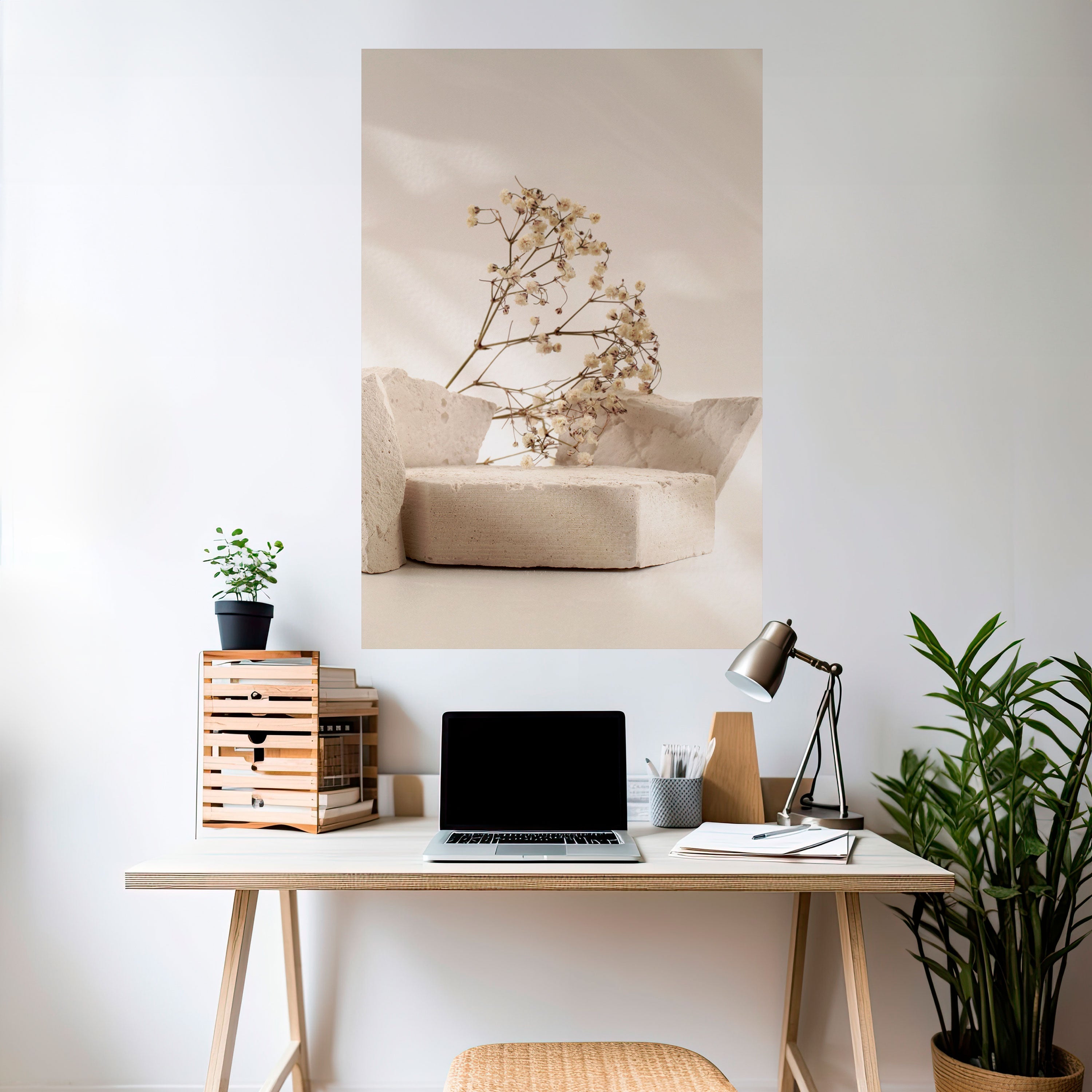 ELEGANT EMBERS Peel and Stick Vertical Poster