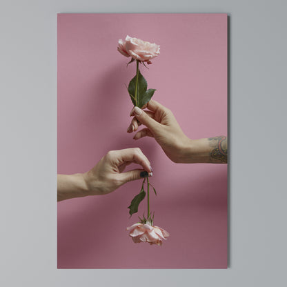 FLORAL CONNECTIONS Κατακόρυφος Πίνακας σε Καμβά