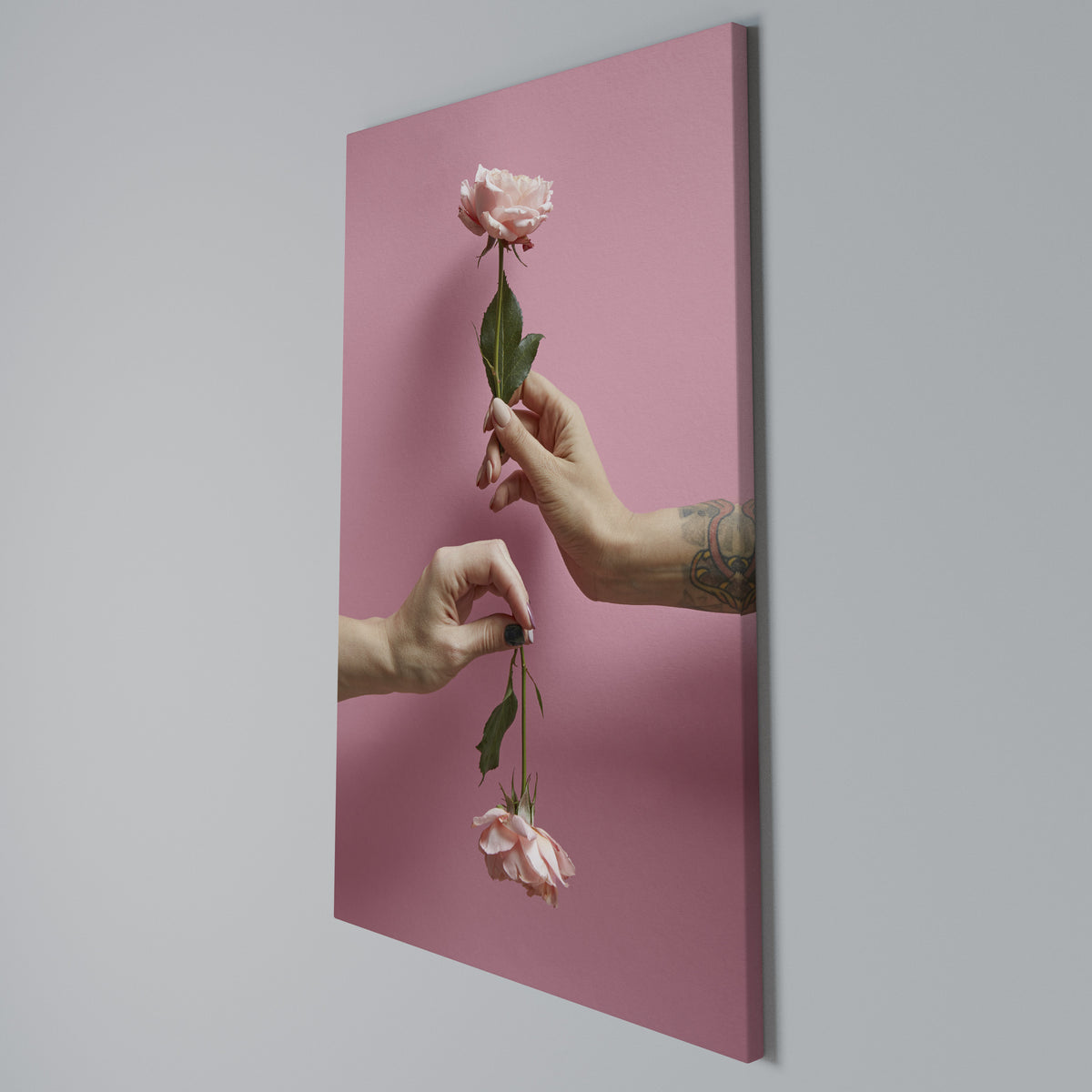 FLORAL CONNECTIONS Κατακόρυφος Πίνακας σε Καμβά