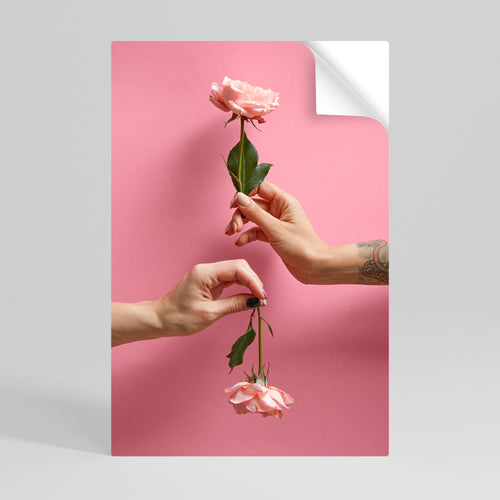 FLORAL CONNECTIONS Αυτοκόλλητη Αφίσα κάθετη