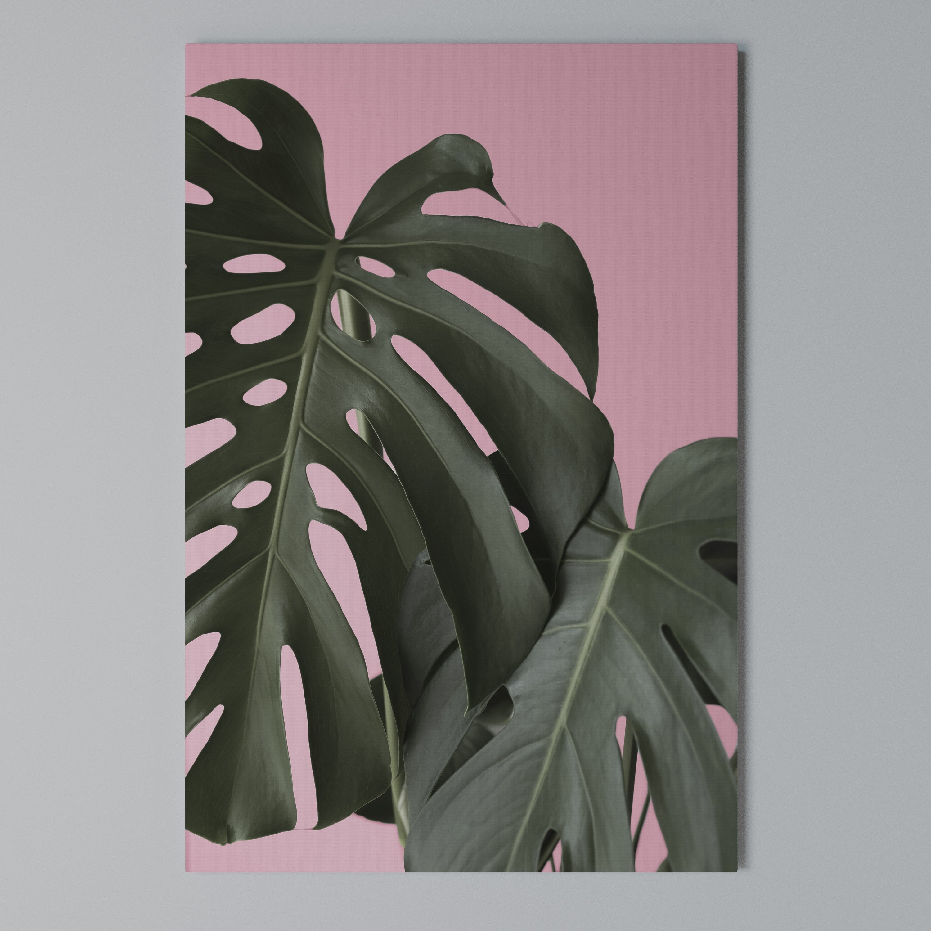 LADY MONSTERA Vertical Canvas Print