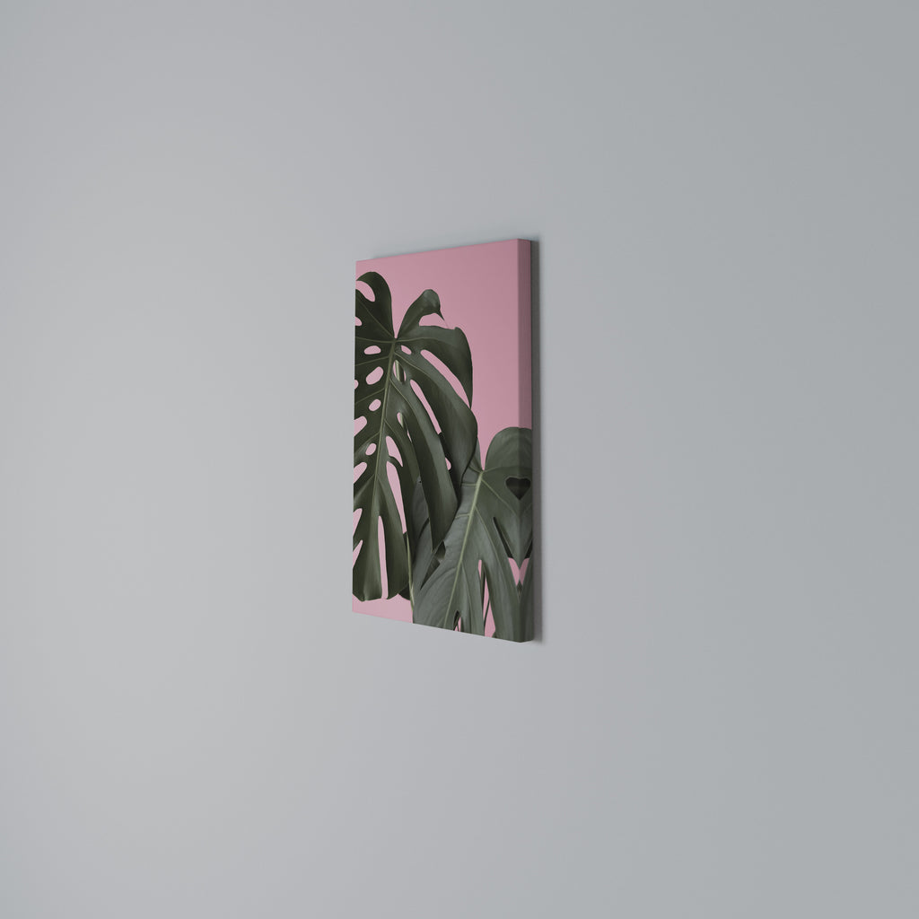 LADY MONSTERA Κατακόρυφος Πίνακας σε Καμβά